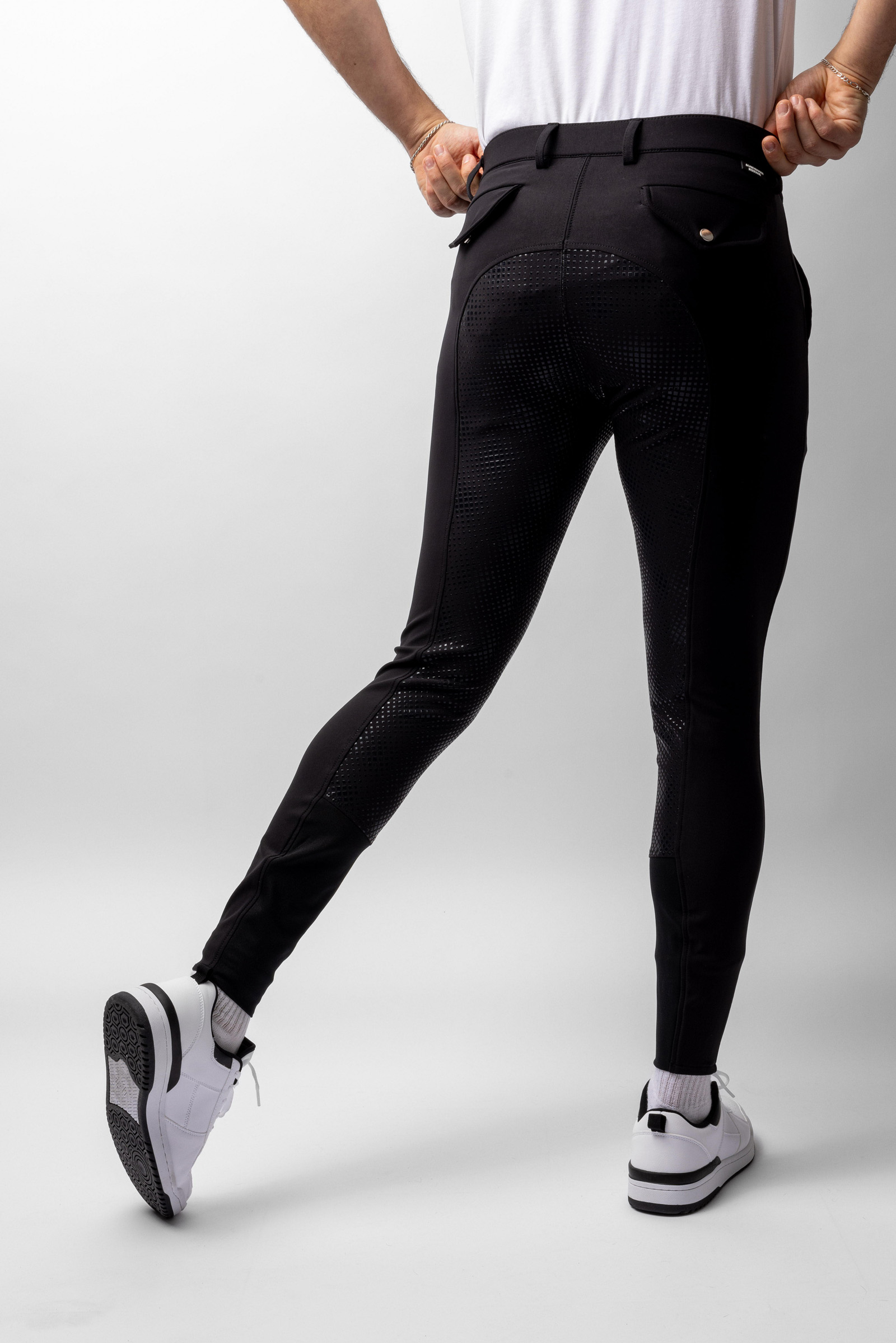 Horze Grand Prix pantaloni da equitazione uomo con full seat in silicone