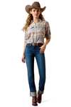 Ariat Donna Arizona camicia western con bottoni a pressione