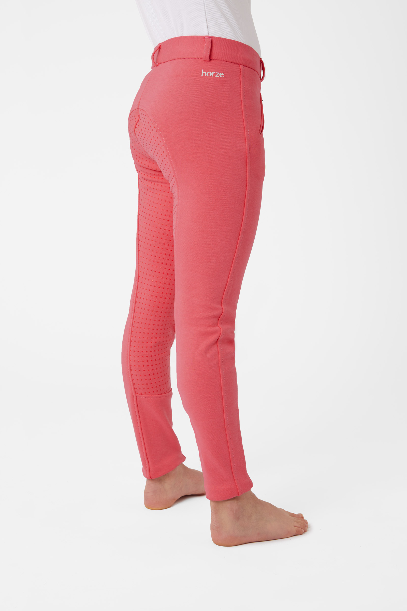 Horze Active Pantaloni da equitazione con grip full seat in silicone da bambini
