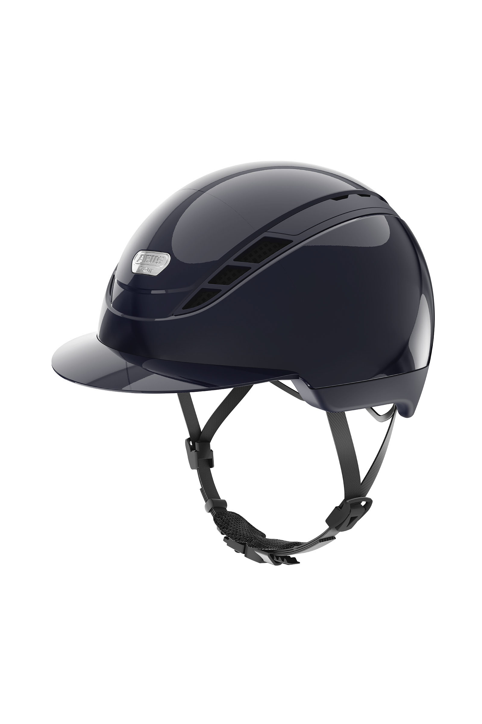 Dark Blue/ Shiny Abus Pikeur AirDuo Casco da equitazione