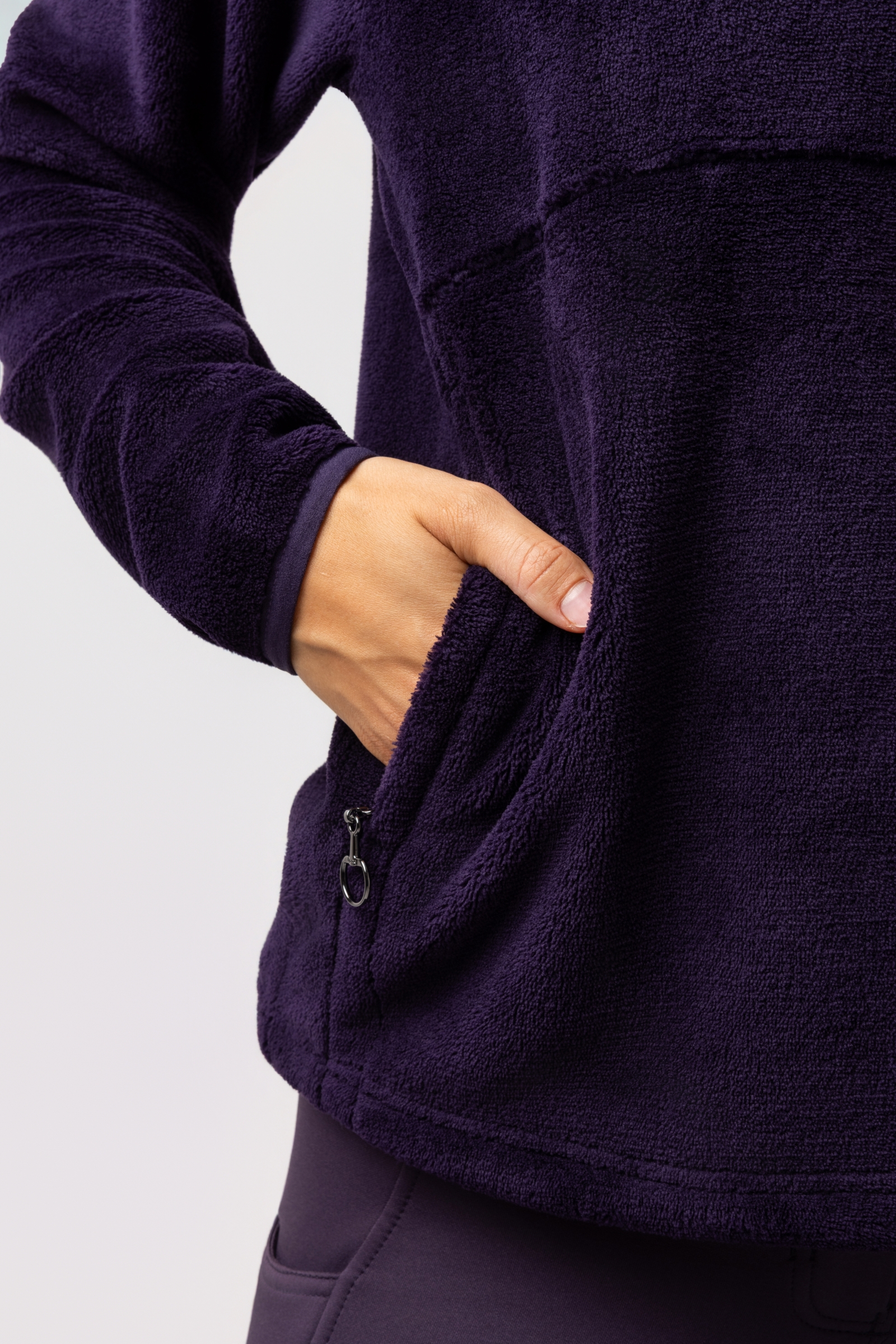 Horze Frieda Maglione fleece anorak da donna