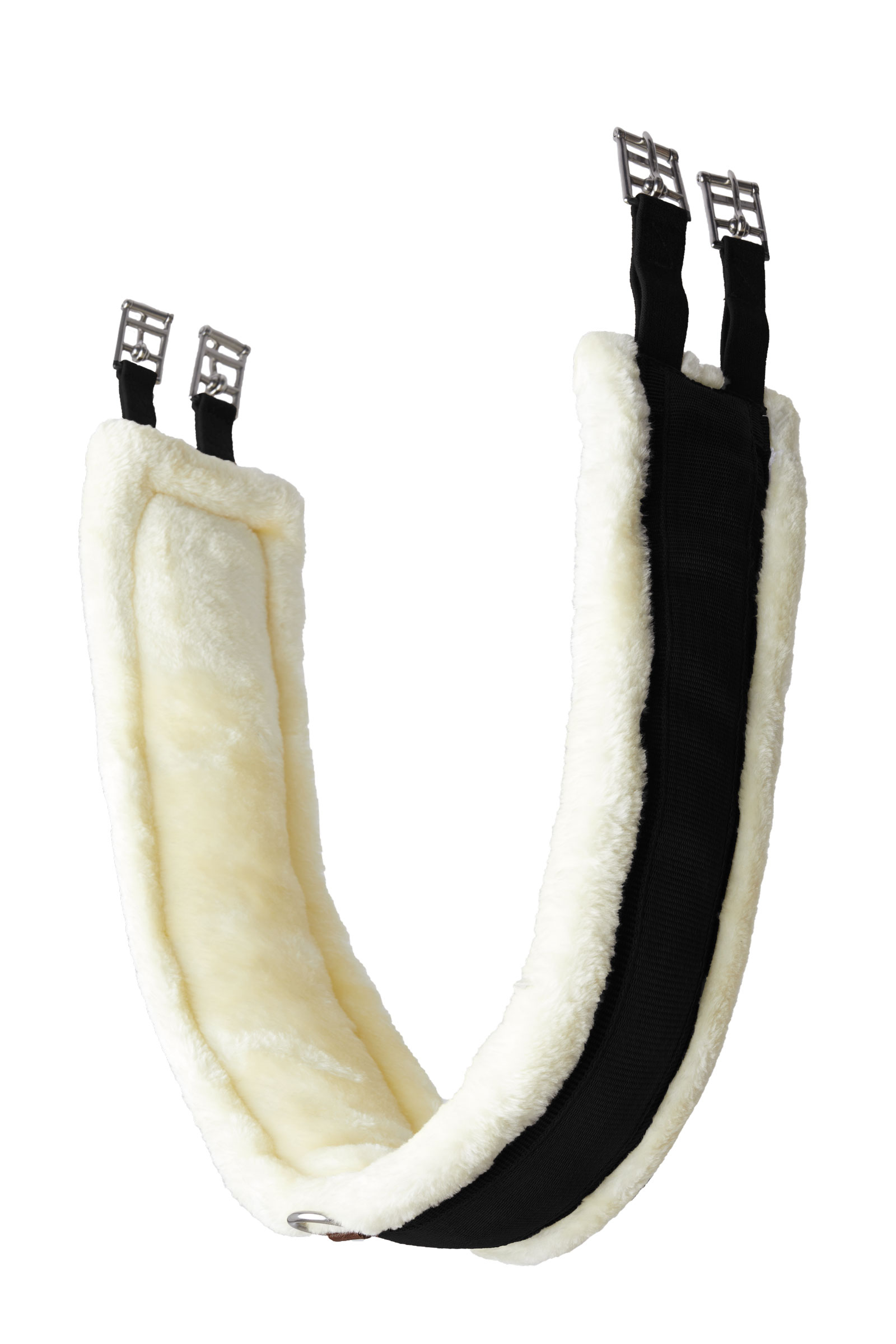 Horze Kyiv Sottopancia lungo in neoprene con pelliccia ecologica inamovibile