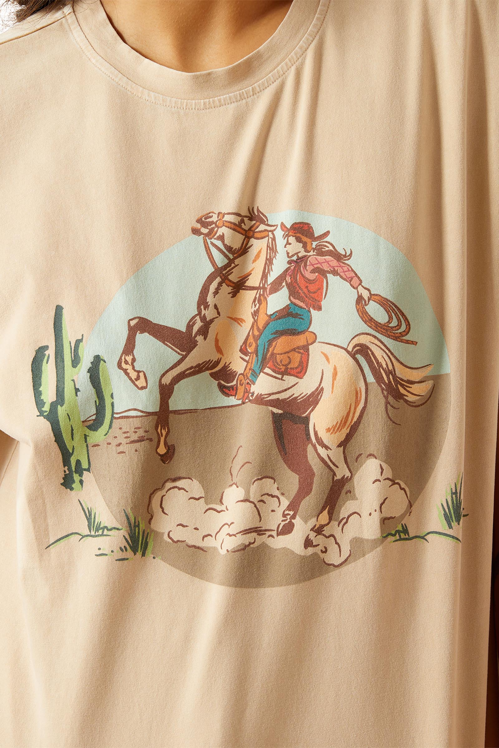 Ariat Ride On t-shirt da donna