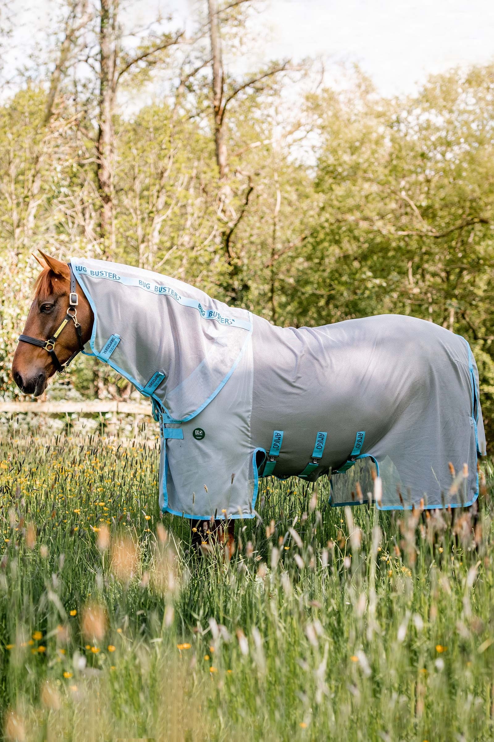 Horseware Amigo AmEco Bug Buster coperta antimosche con collo staccabile
