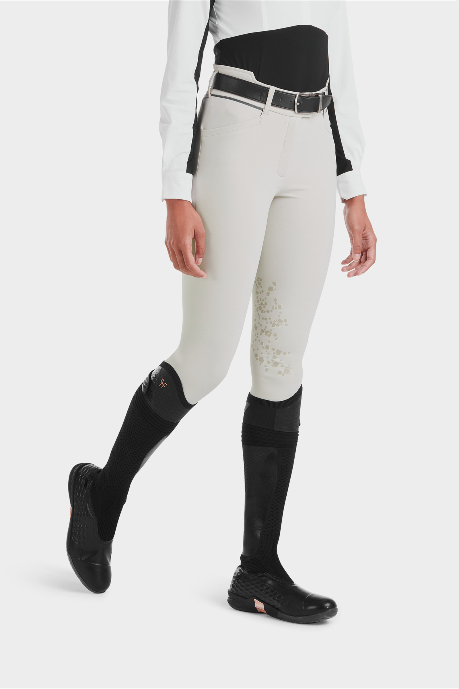 Hunter Horse Pilot X-Perform pantaloni da equitazione da donna con toppa al ginocchio