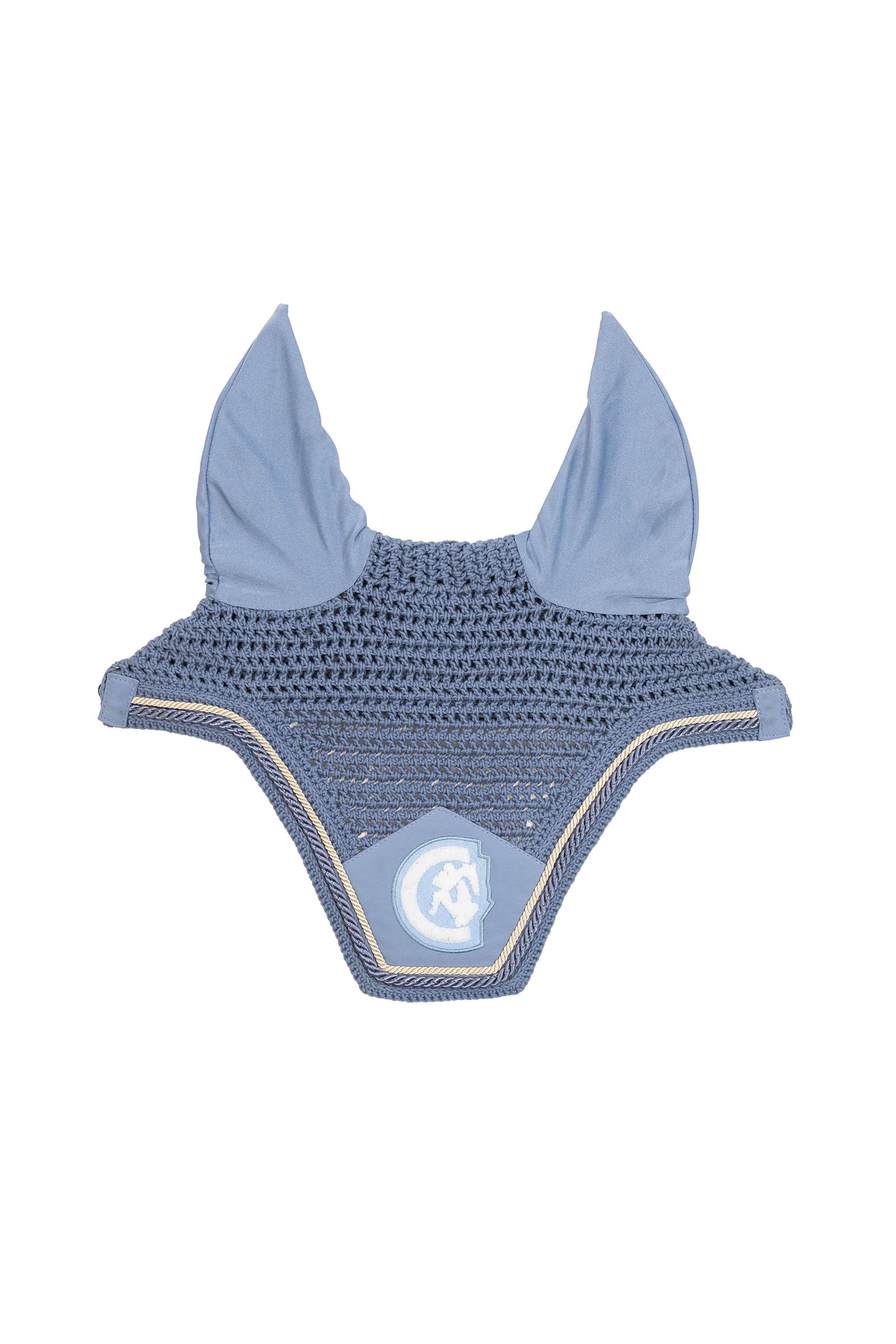 Kentucky Horsewear maschera anti-insetti Wellington 3D Logo rope