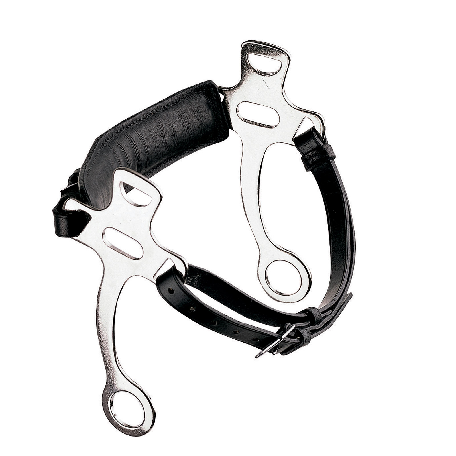 Black Sprenger Morso Hackamore con cordino in pelle