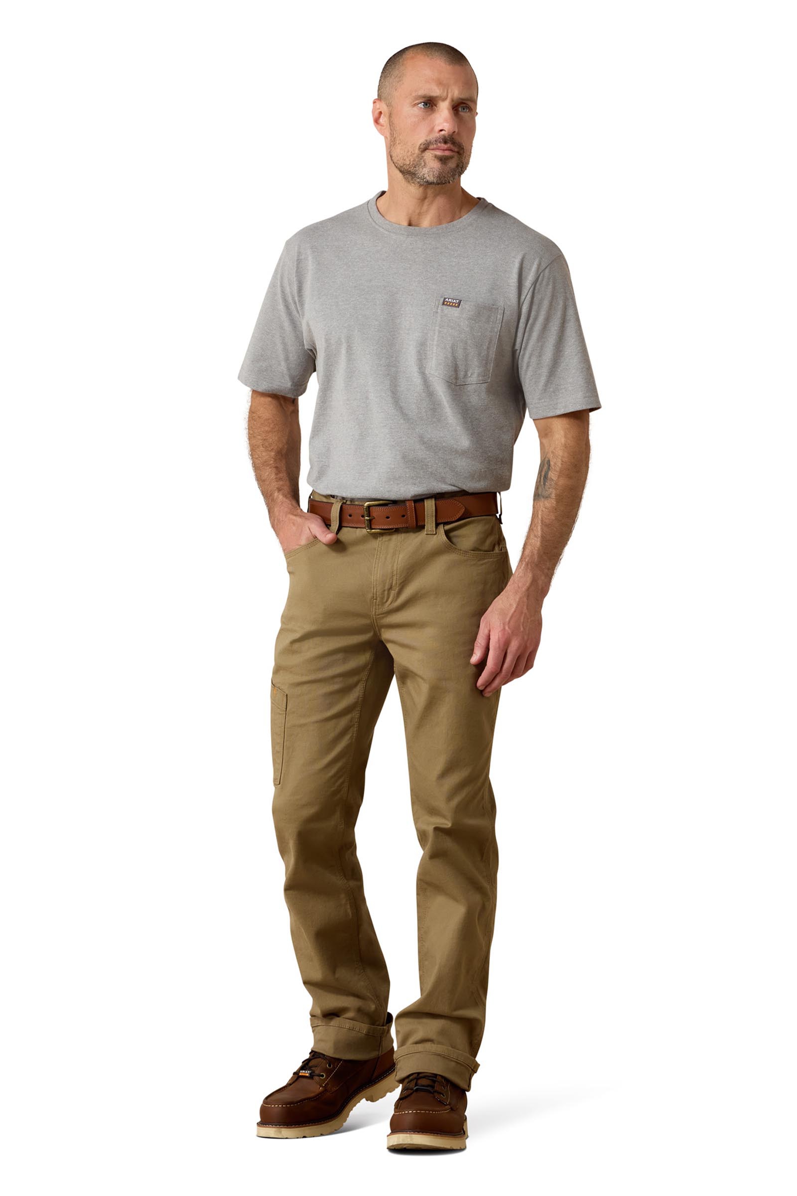 Ariat Rebar M7 Slim DuraStretch Made Tough Straight Pantaloni uomo a gamba dritta