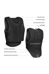 Komperdell body protector da equitazione Junior con zip frontale