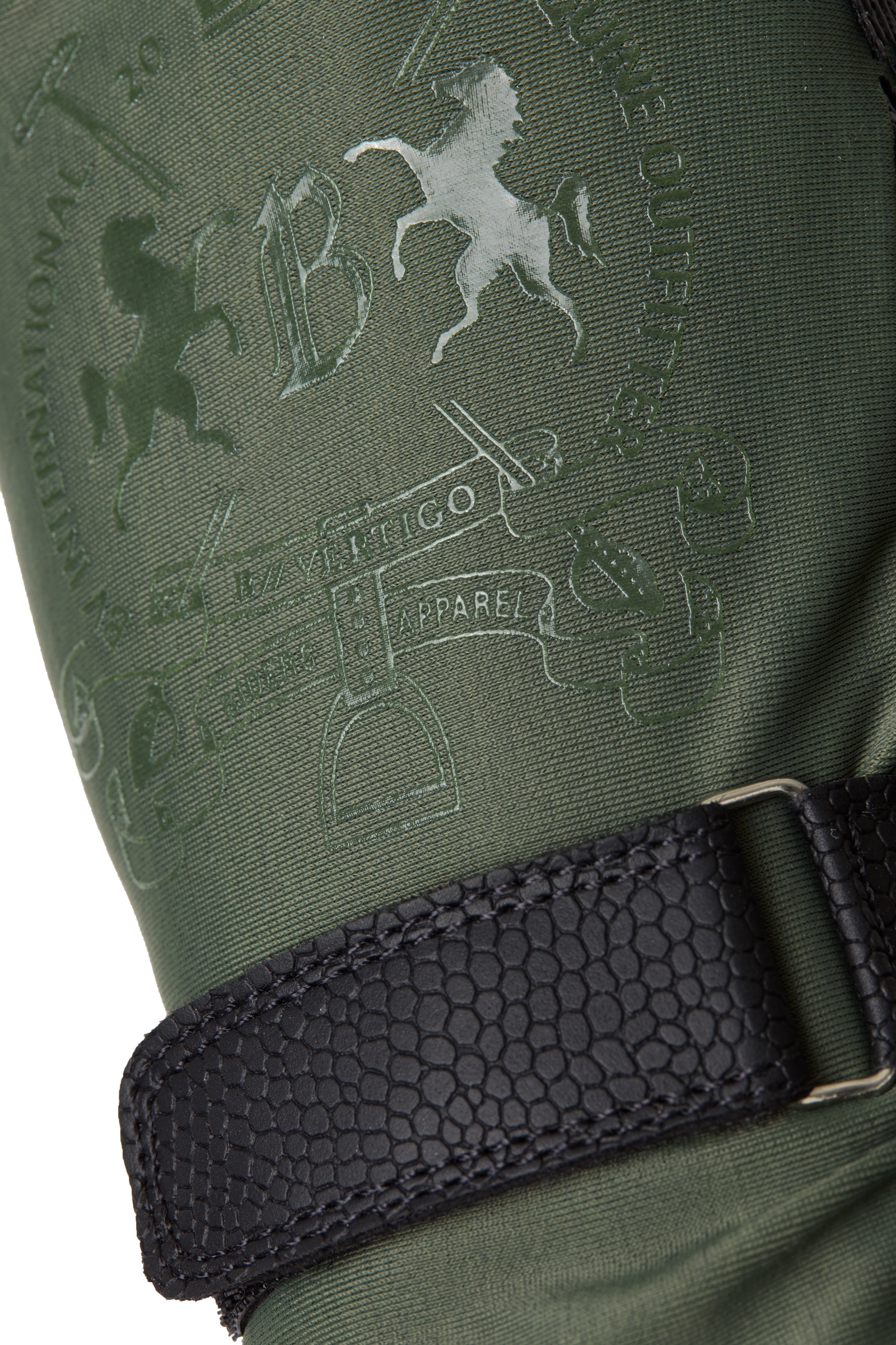 B Vertigo Laia Guanti da equitazione con stampa iconica da donna