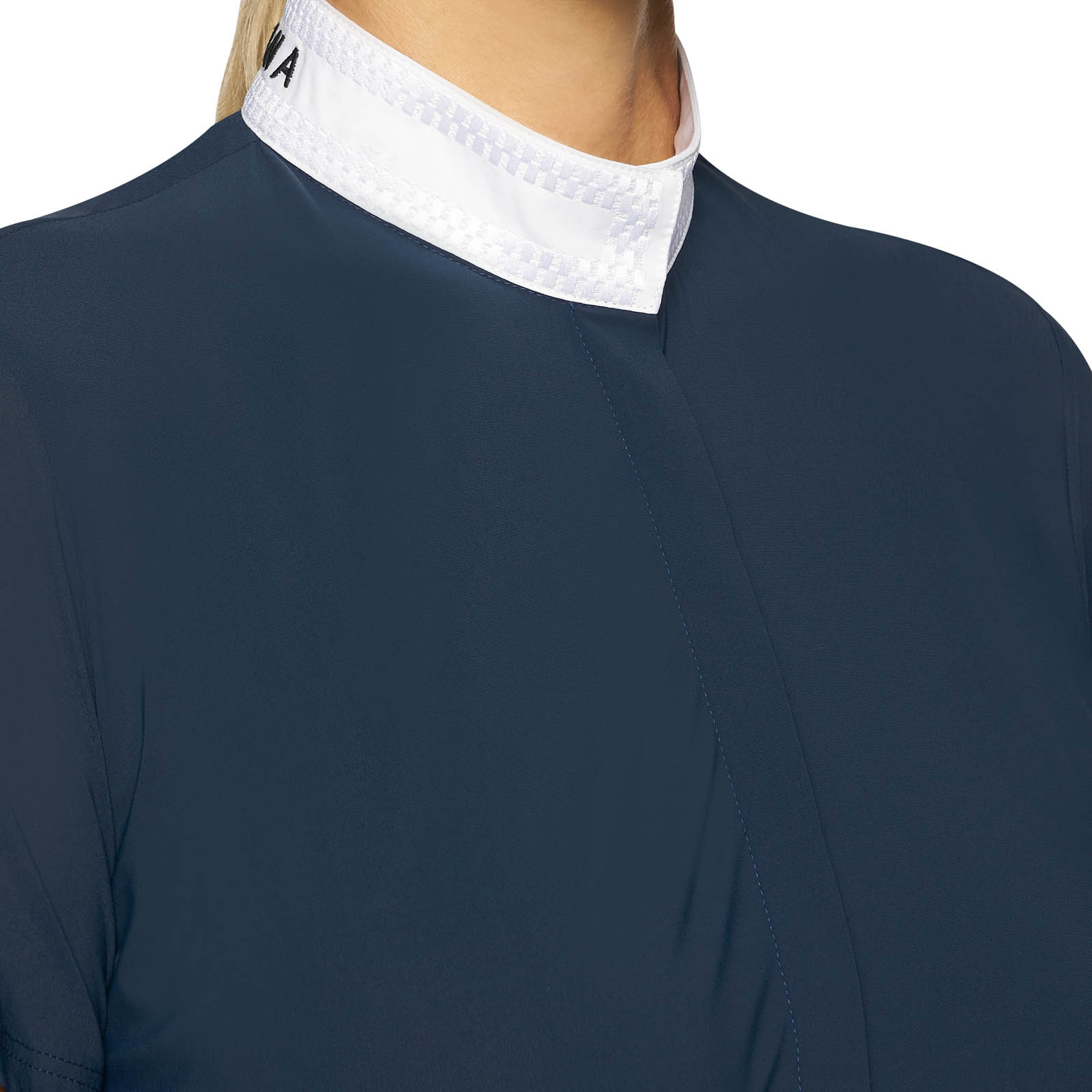 Camicia da spettacolo a maniche corte con ricamo Cavalleria Toscana