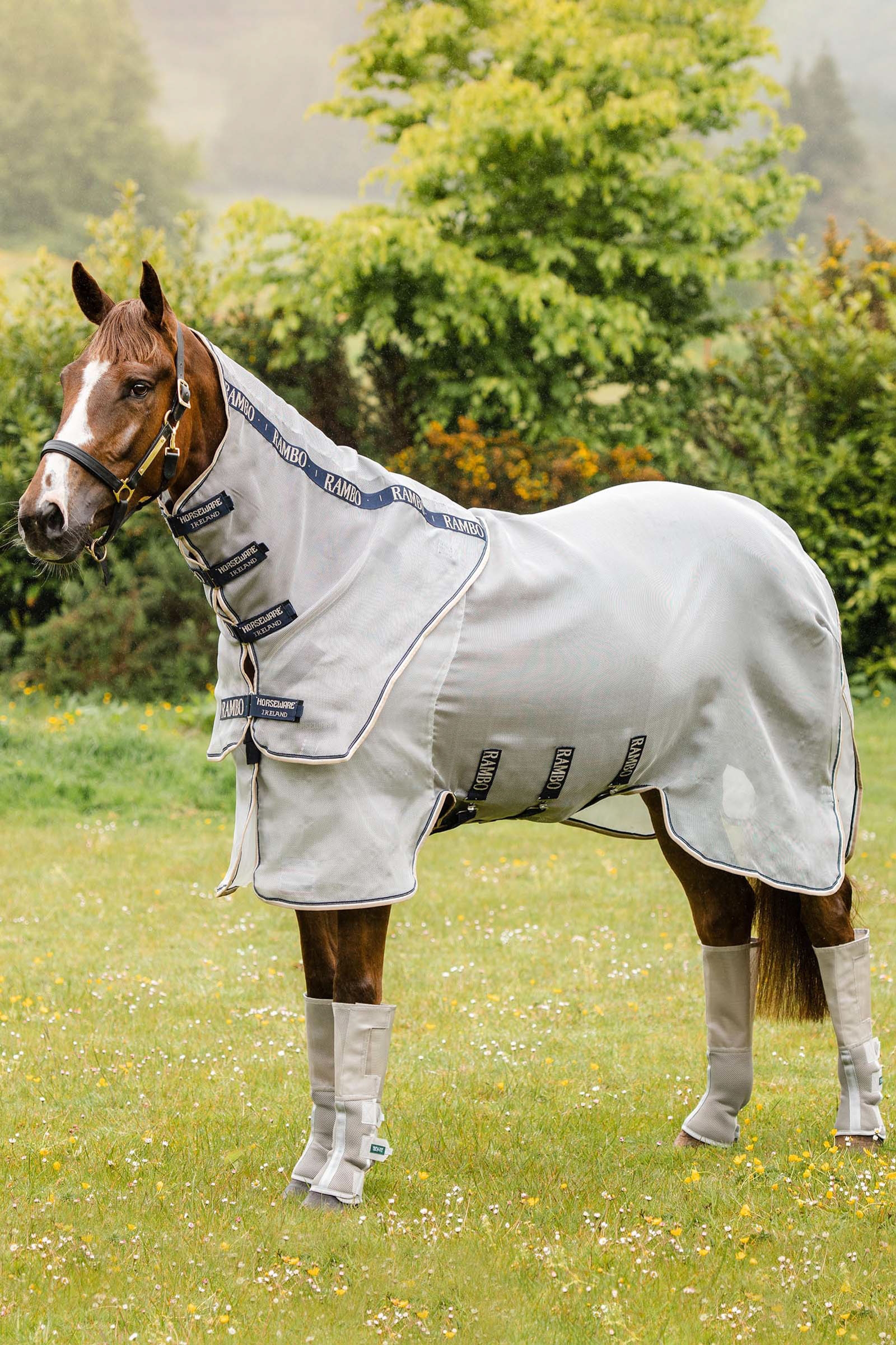 Horseware Rambo Protector coperta antimosche con collo staccabile