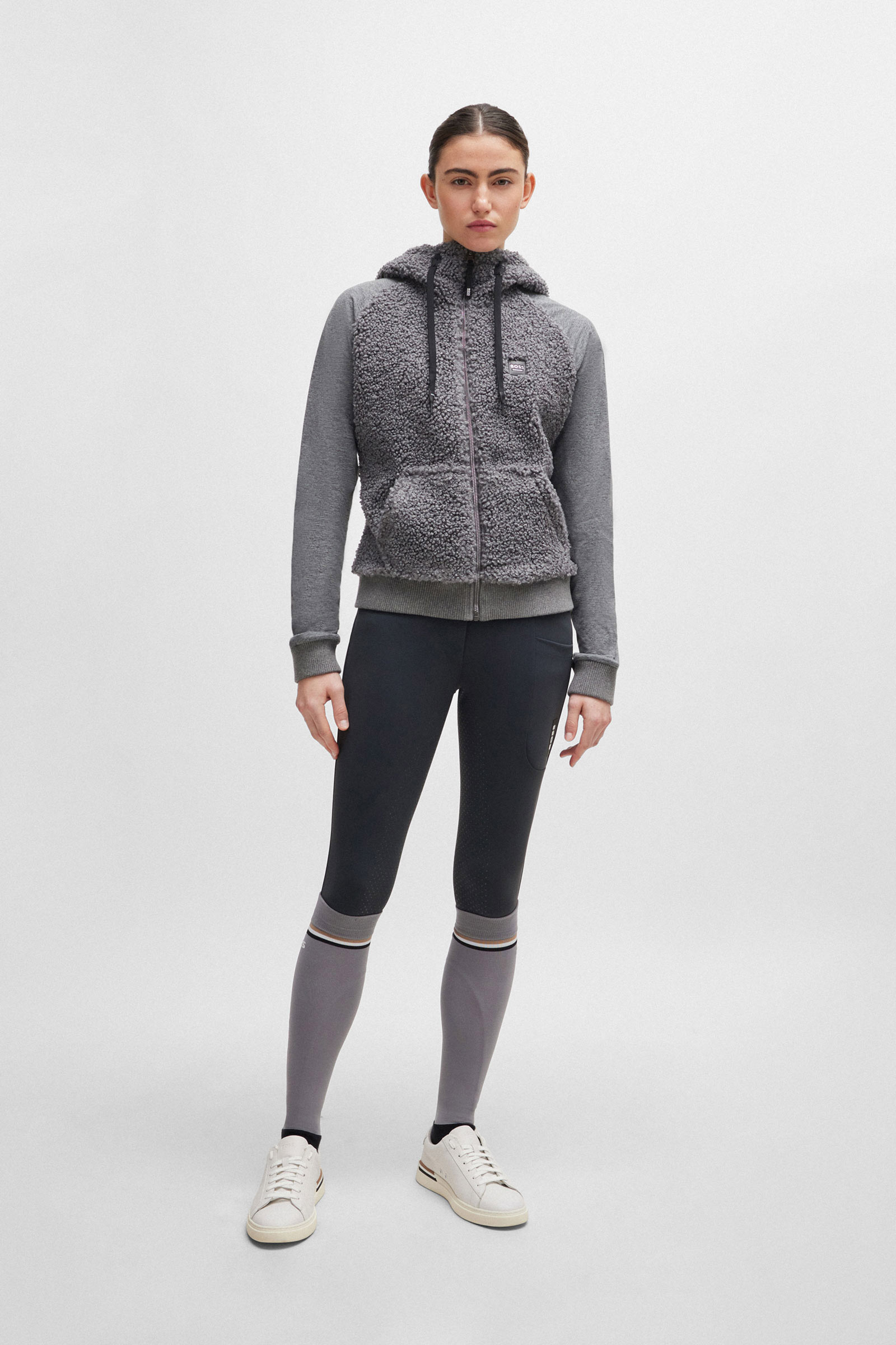 Pantaloni con Grip Integrale e Vita Alta Boss Hailey