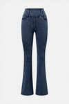 Horze Emery leggins da equitazione western da donna, bootcut e effetto denim