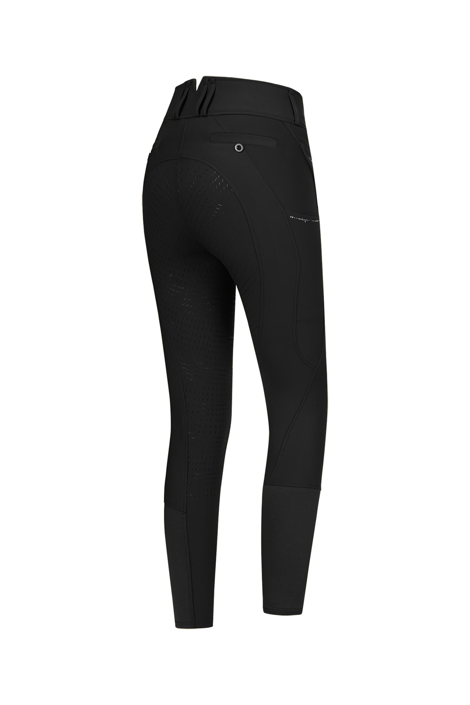 Black ELT Mathilda Glam Pantaloni da equitazione donna vita alta