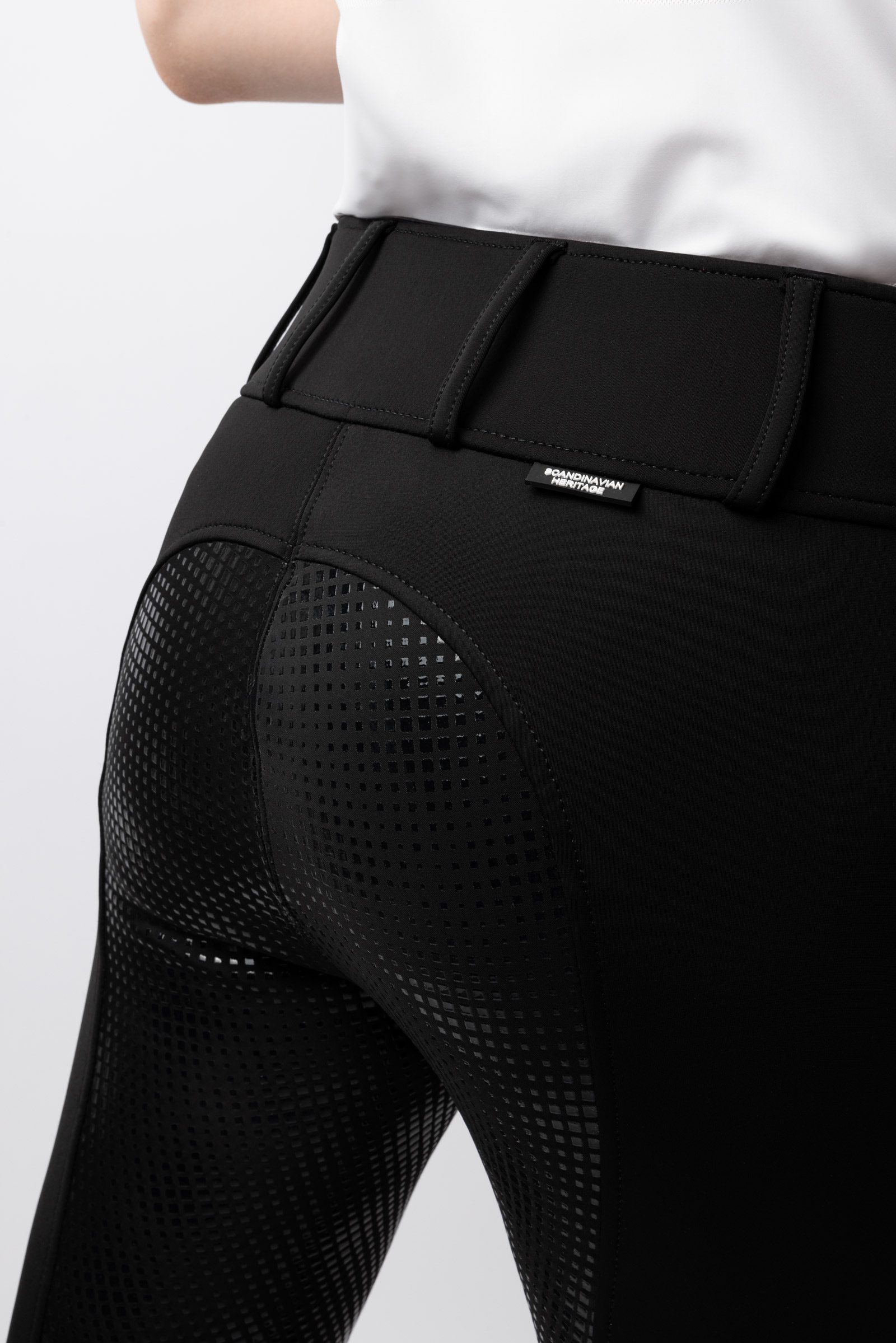 Horze Grand Prix Pantaloni da equitazione Thermo in softshell con silicone FS da donna