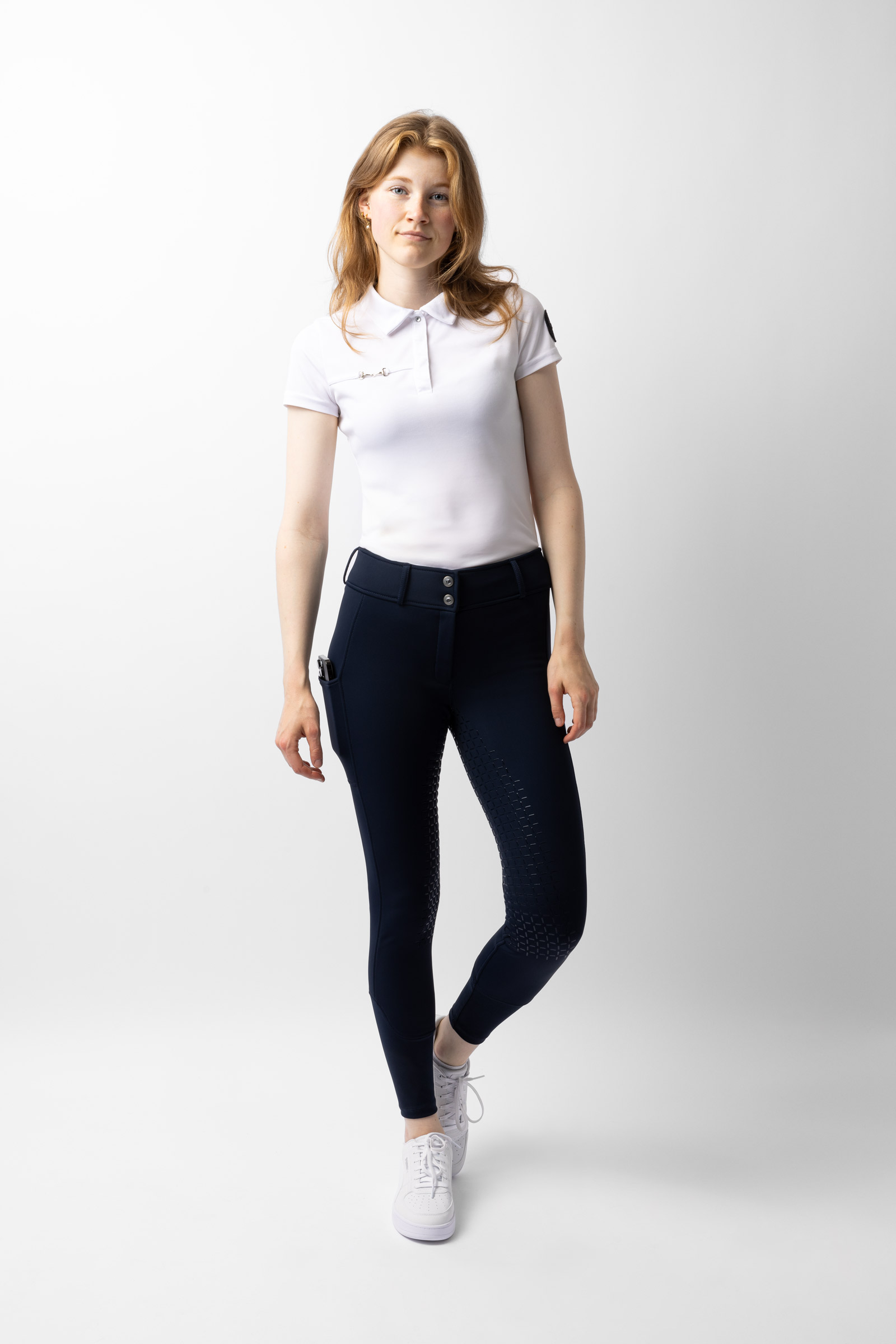 Horze Macy pantaloni da equitazione termici con grip completo