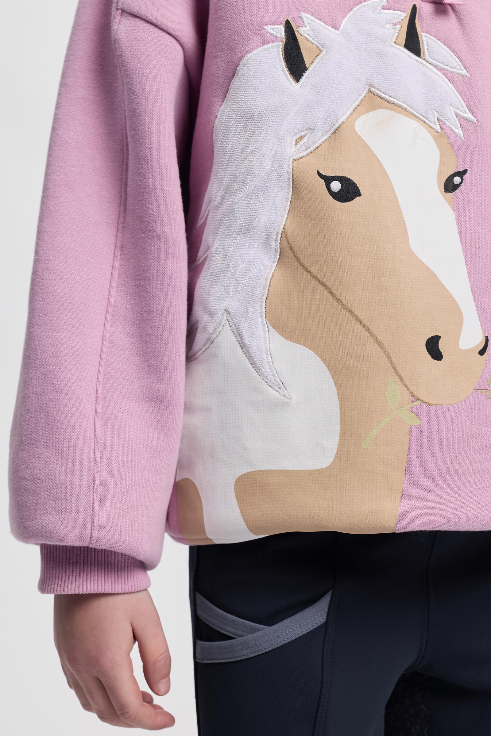 LeMieux Mini Quinn felpa per bambini con zip a quarto