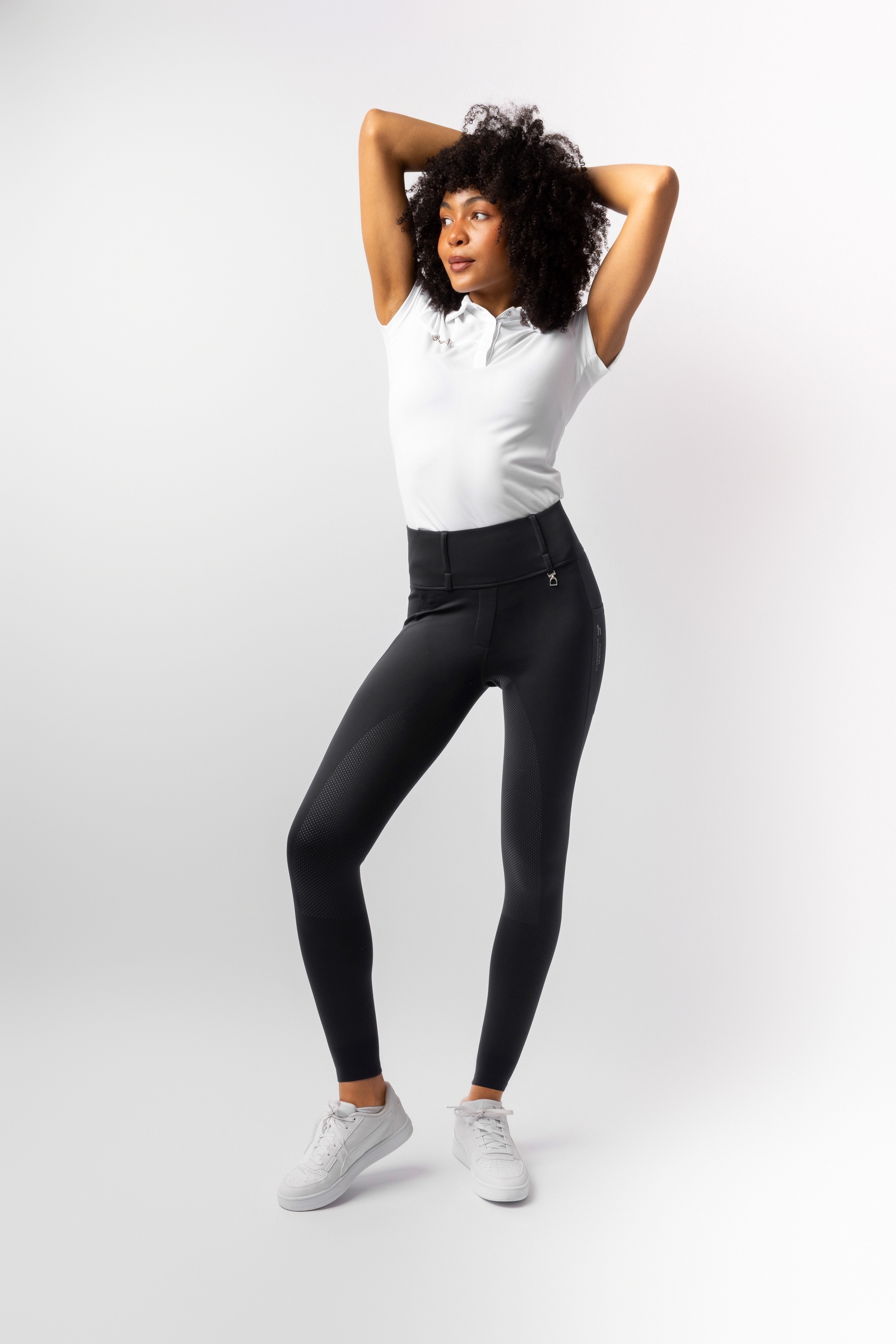 Horze Sophia leggins da equitazione con full seat da donna  