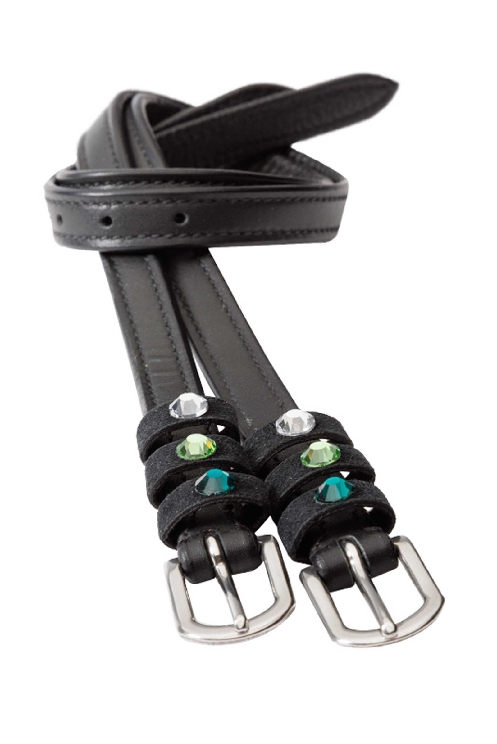 Black/Green/White Kavalkade Seasons Dreams Cinghie per speroni