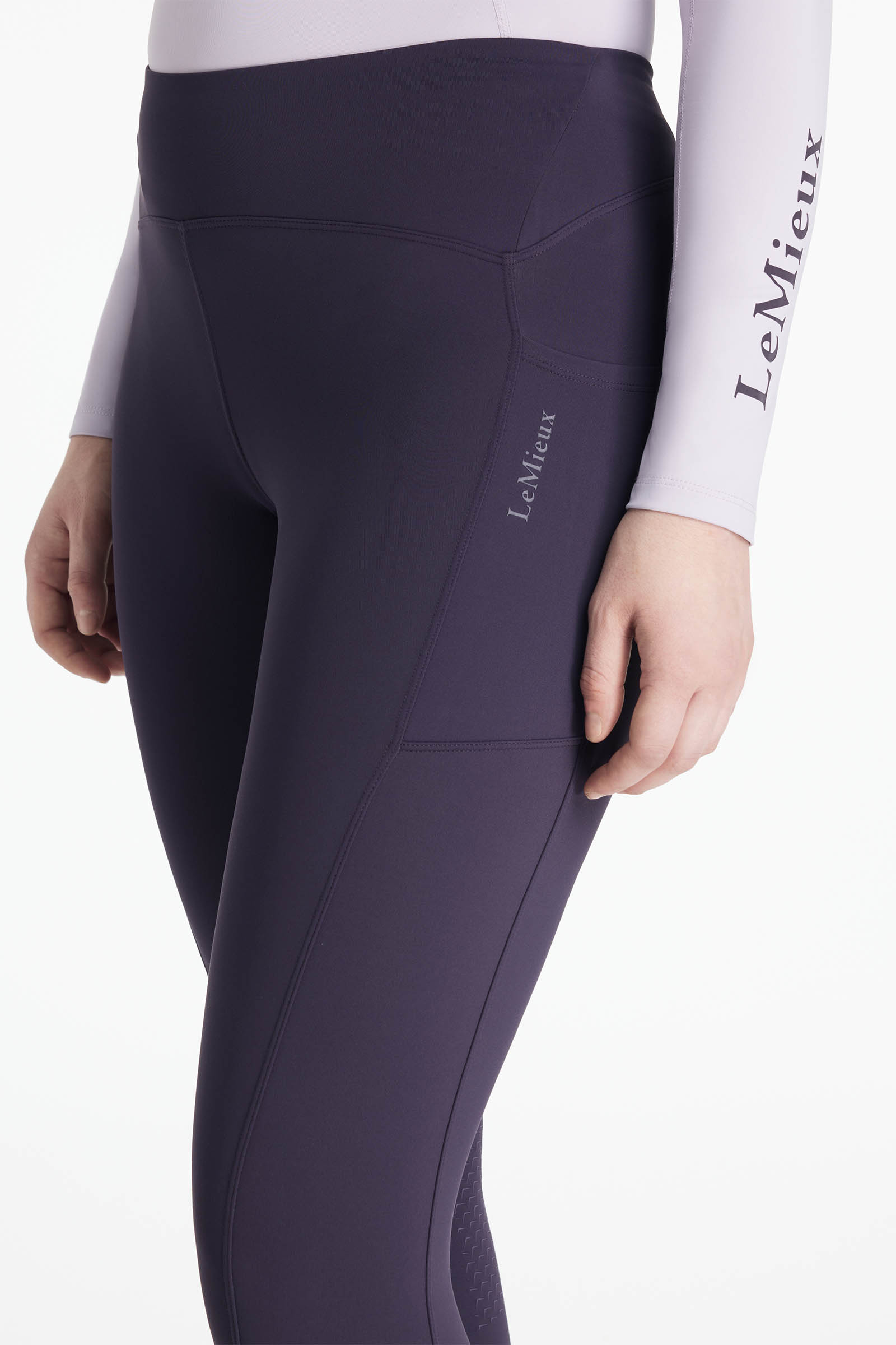 LeMieux Natalie pantaloni da equitazione donna con interno spazzolato e grip integrale