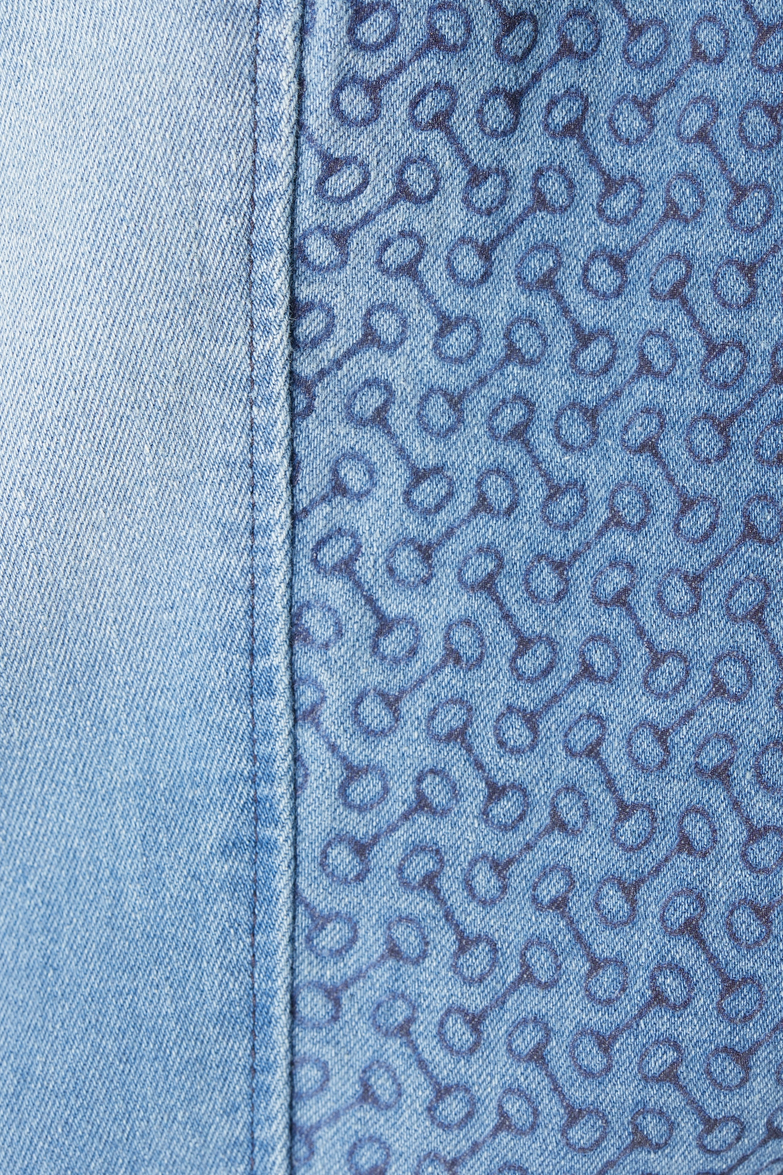 Horze Kaia Pantaloni da equitazione a vita alta in denim con full seat in silicone da donna