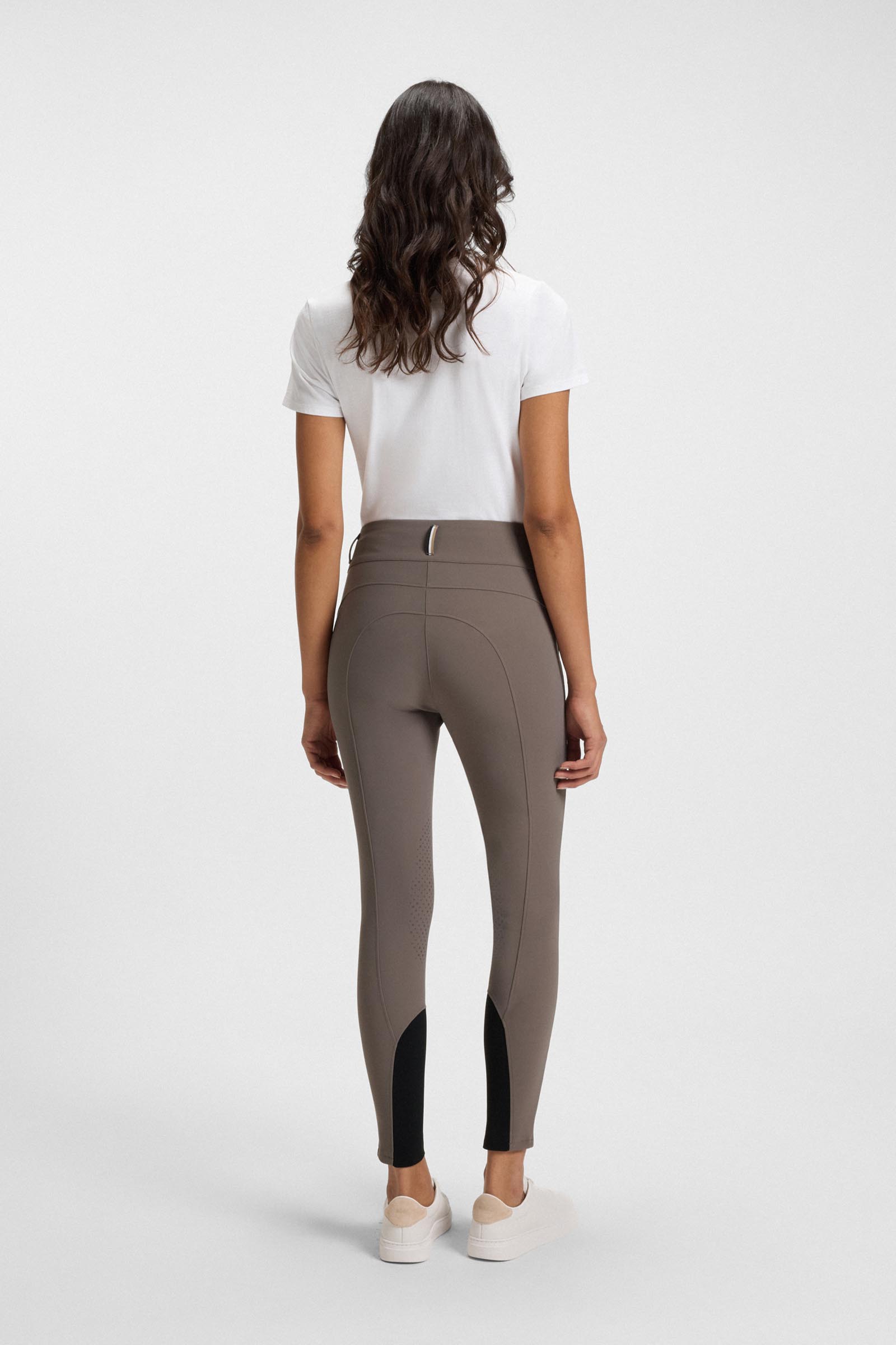 Boss Hannah pantaloni da equitazione donna High Waist knee grip Technical