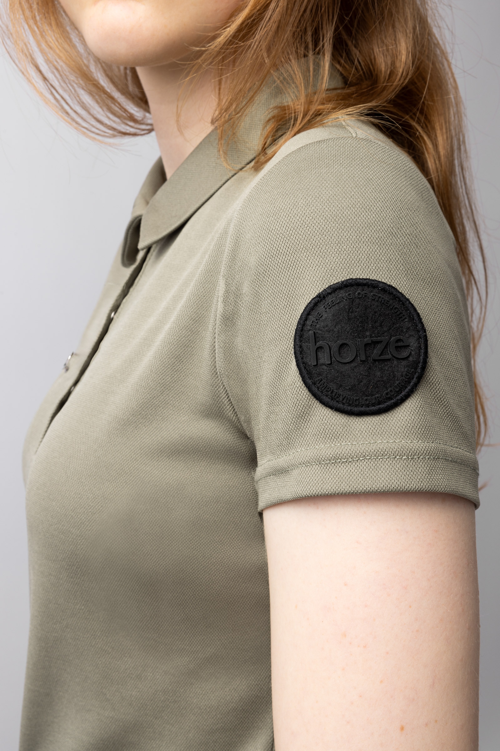 Horze Denise Camicia polo funzionale a maniche corte da donna