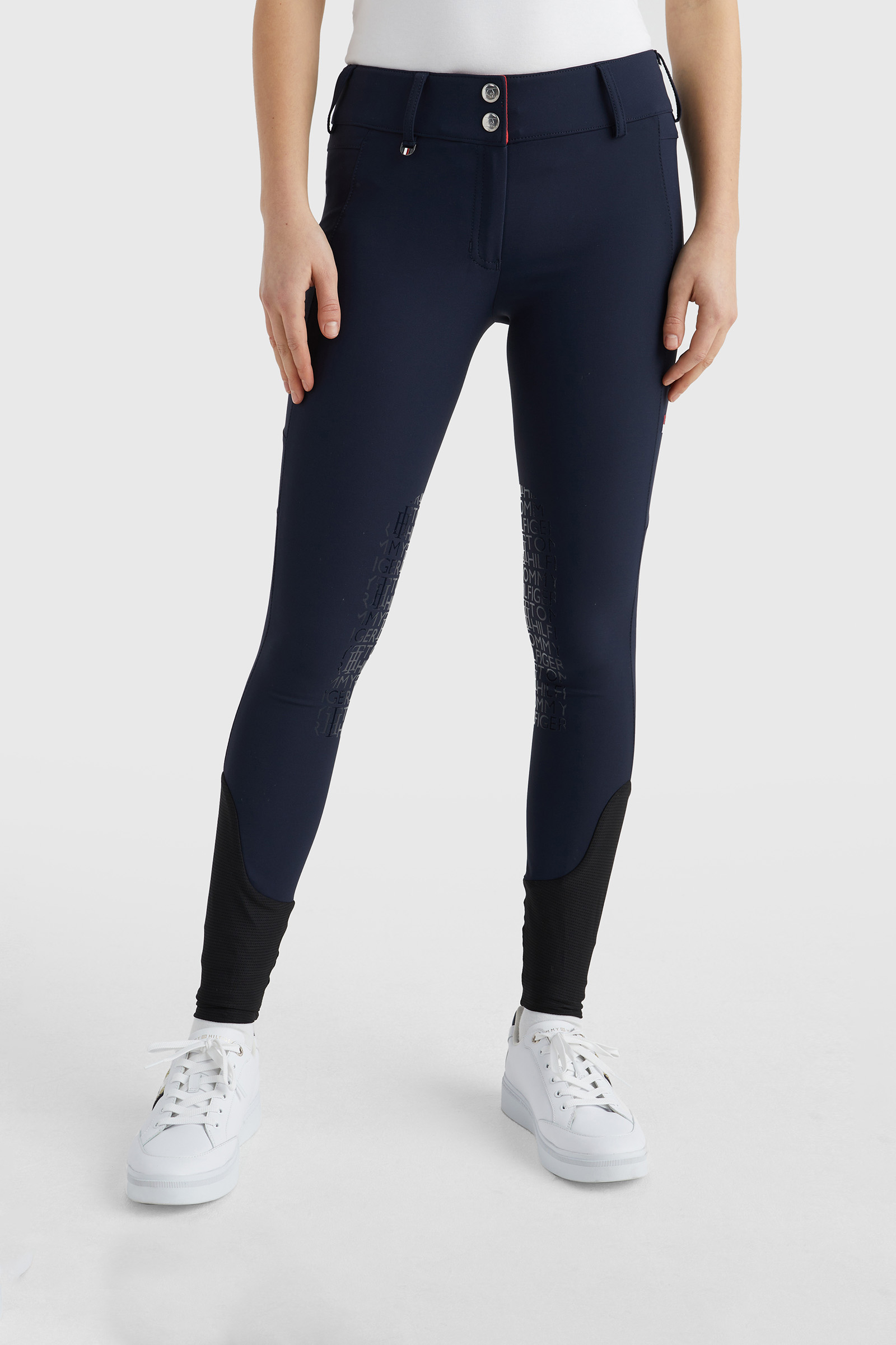 Tommy Hilfiger Equestrian Pro pantaloni da equitazione donna con toppa al ginocchio
