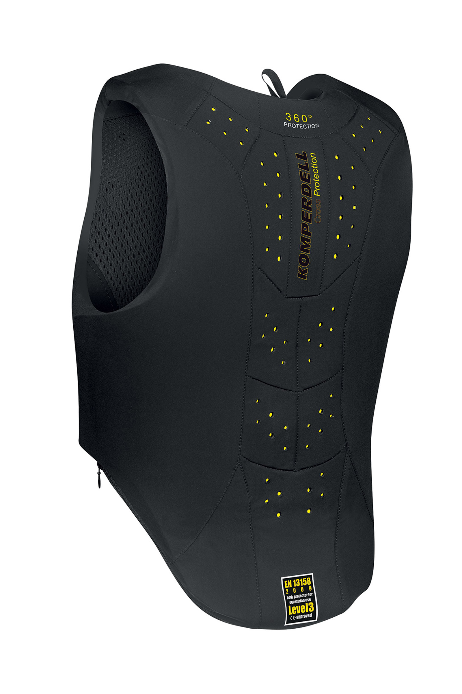 Komperdell body protector da equitazione Junior con zip frontale