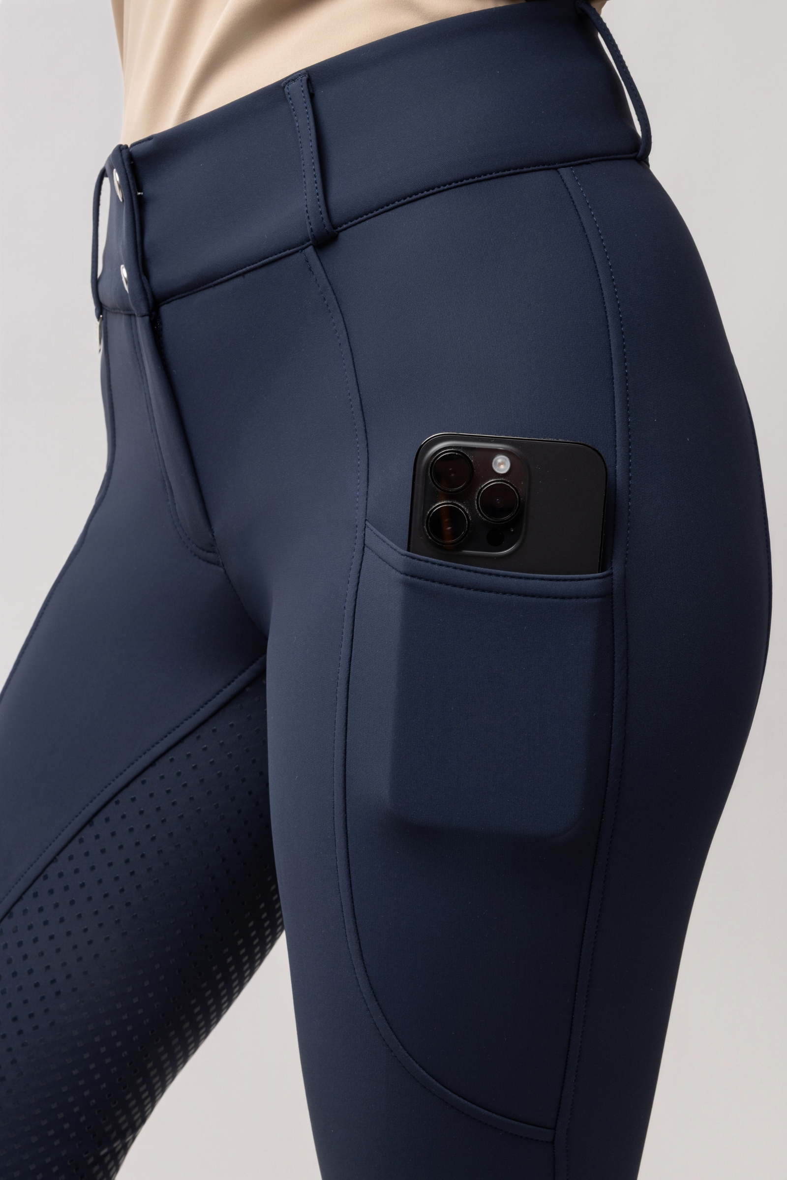 Horze Grand Prix Pro Pantaloni da equitazione termici con grip totale per donna