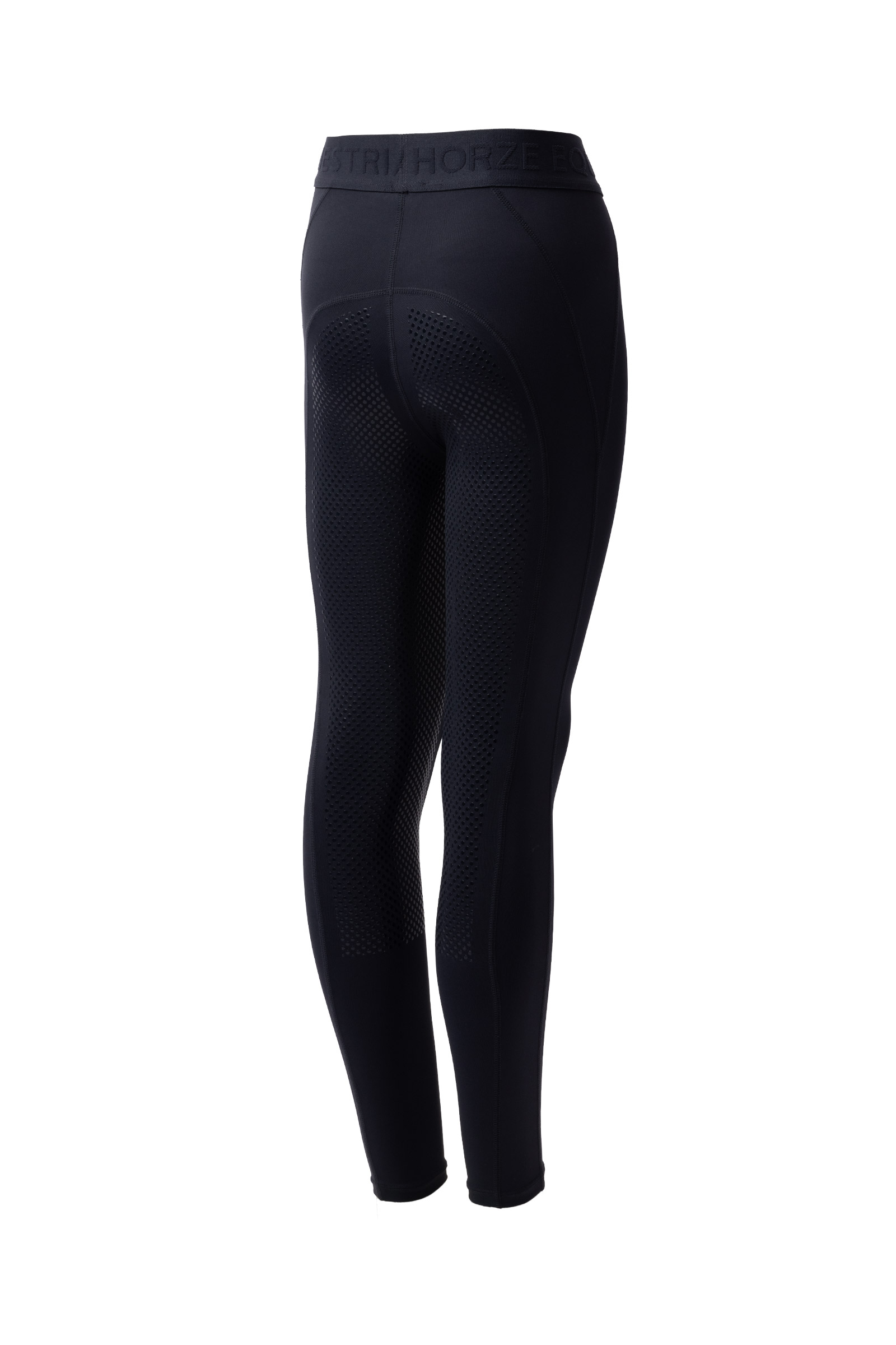 Dark Navy Horze Madison Leggins interi full seat in silicone per bambini