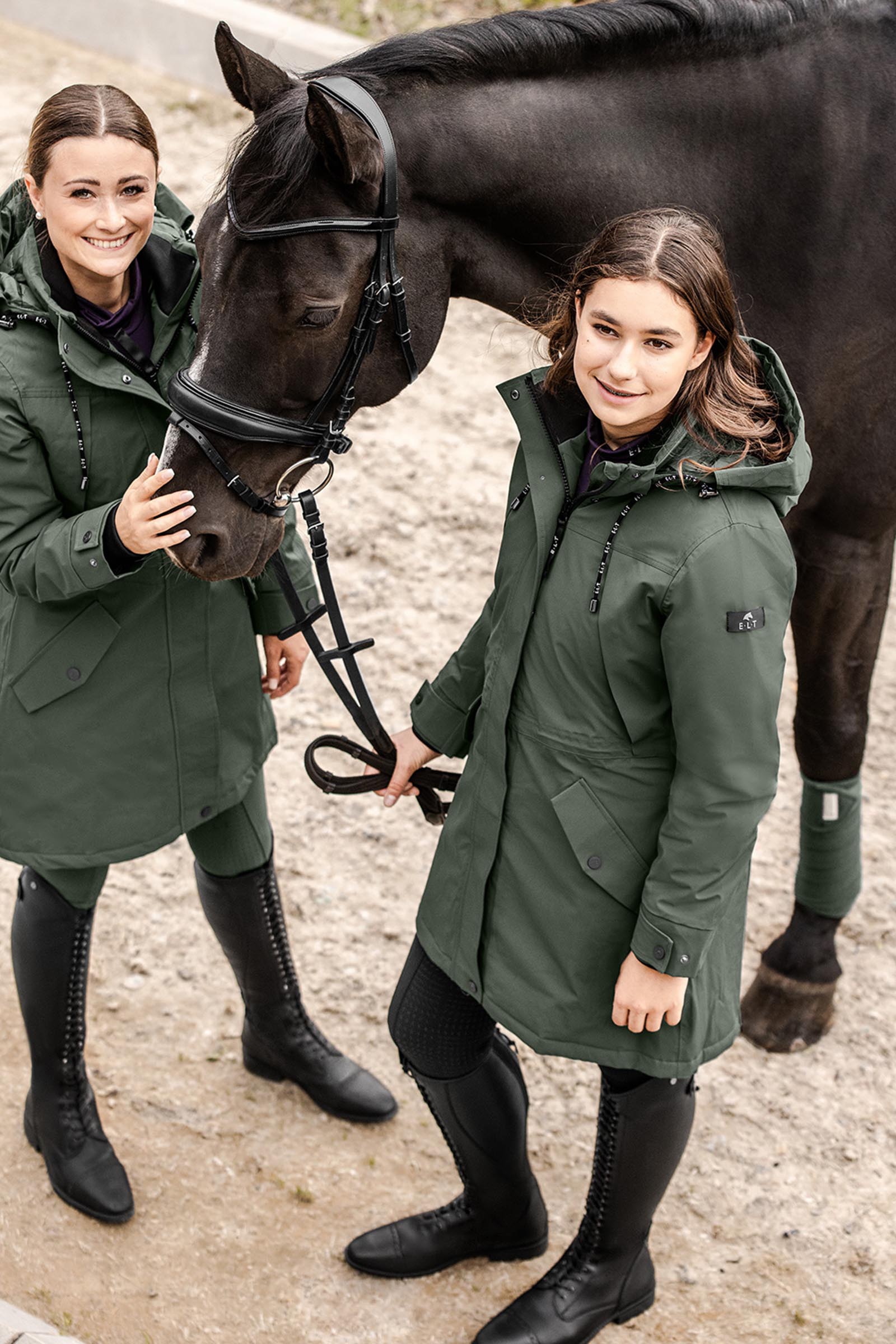 ELT Ontario Parka invernale da equitazione per donne