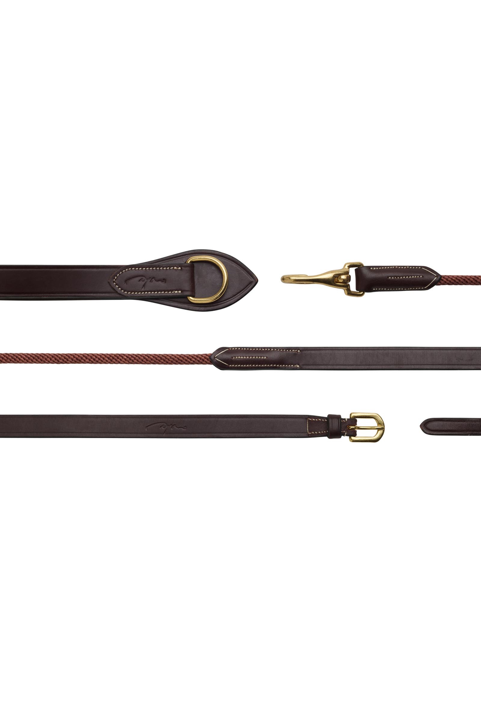 Dy'on D-Collection redini di ritorno pelle/nylon 16 mm