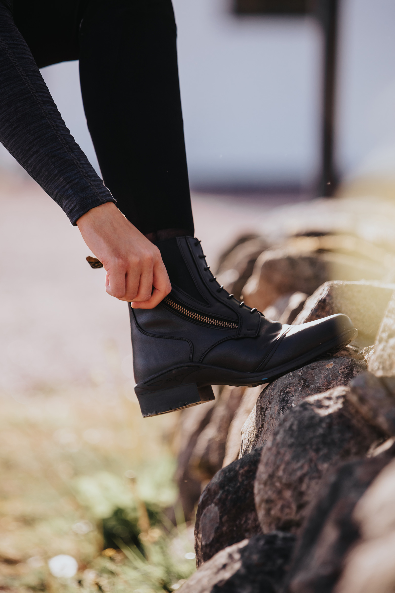 Stivali Jodhpur Mountain Horse Veganza invernali con cerniera laterale