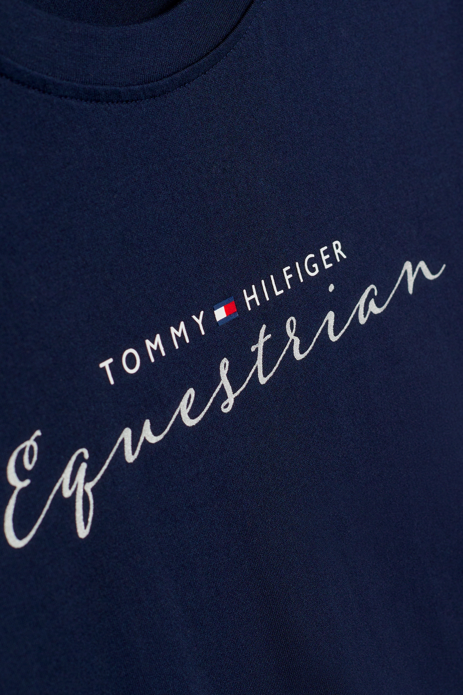 T-shirt Tommy Hilfiger Equestrian Brooklyn a maniche corte con motivo