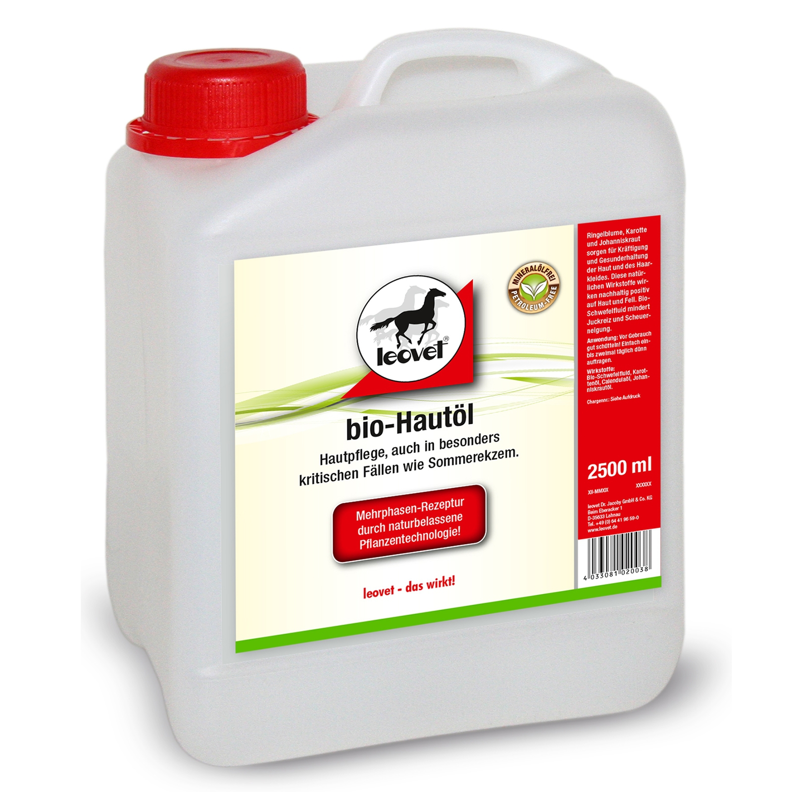 Leovet olio per la pelle bio 2500ml