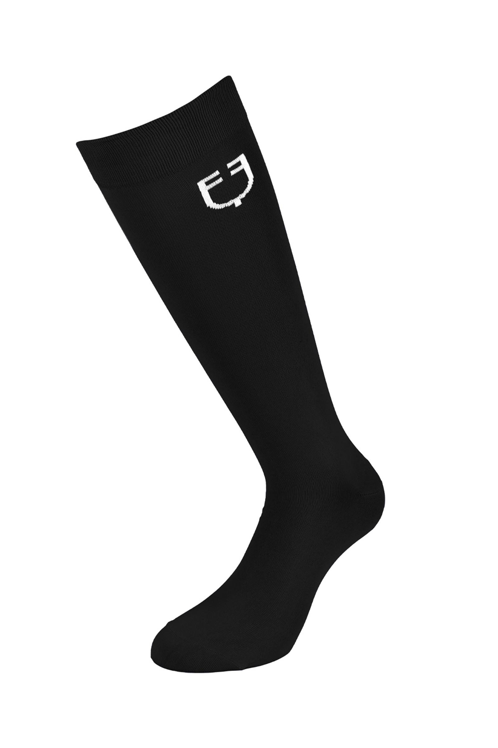 Black/White Equestro SS2026 Calze basic leggere unisex  