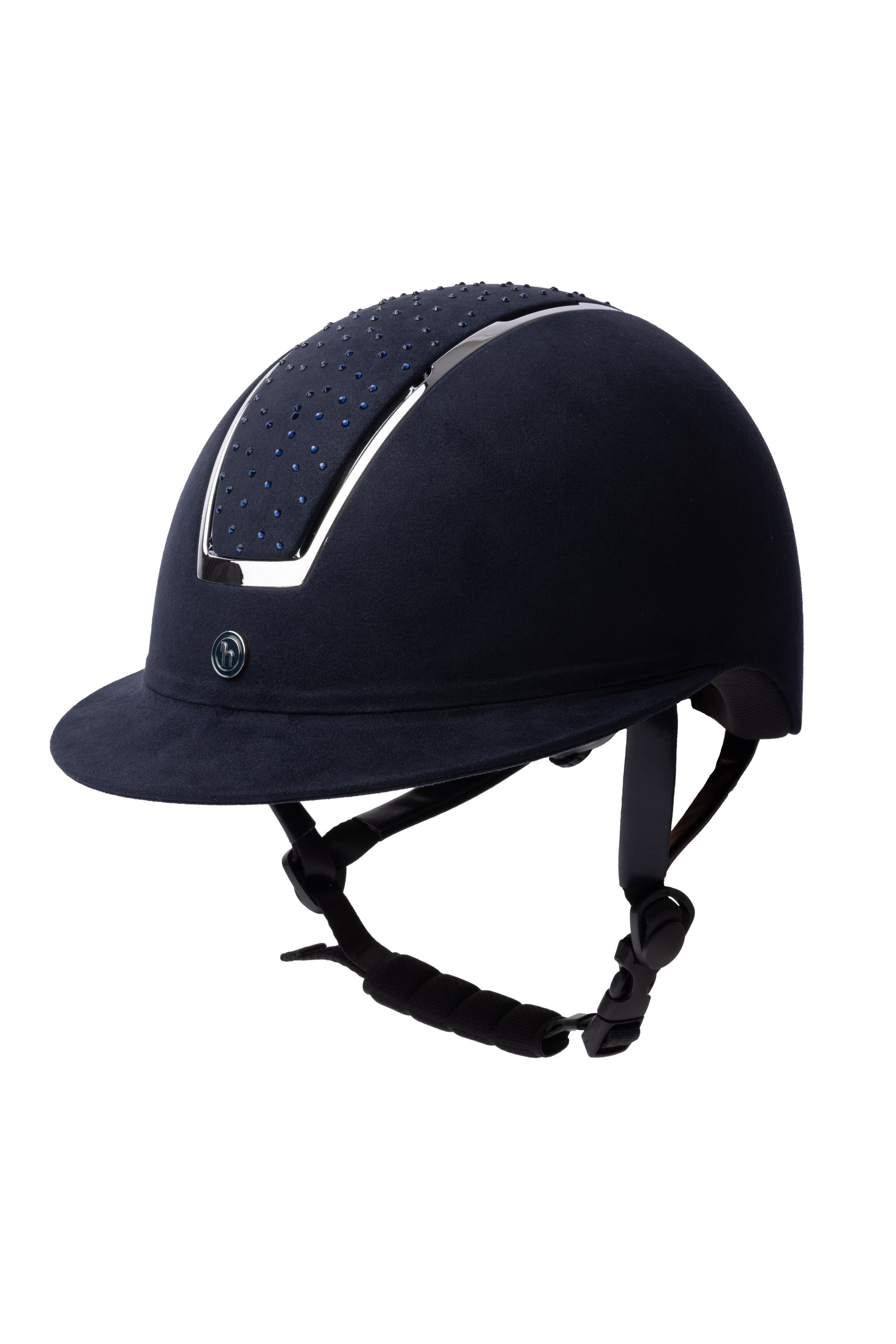Dark Navy/Dark Navy Horze Solara II Casco da equitazione