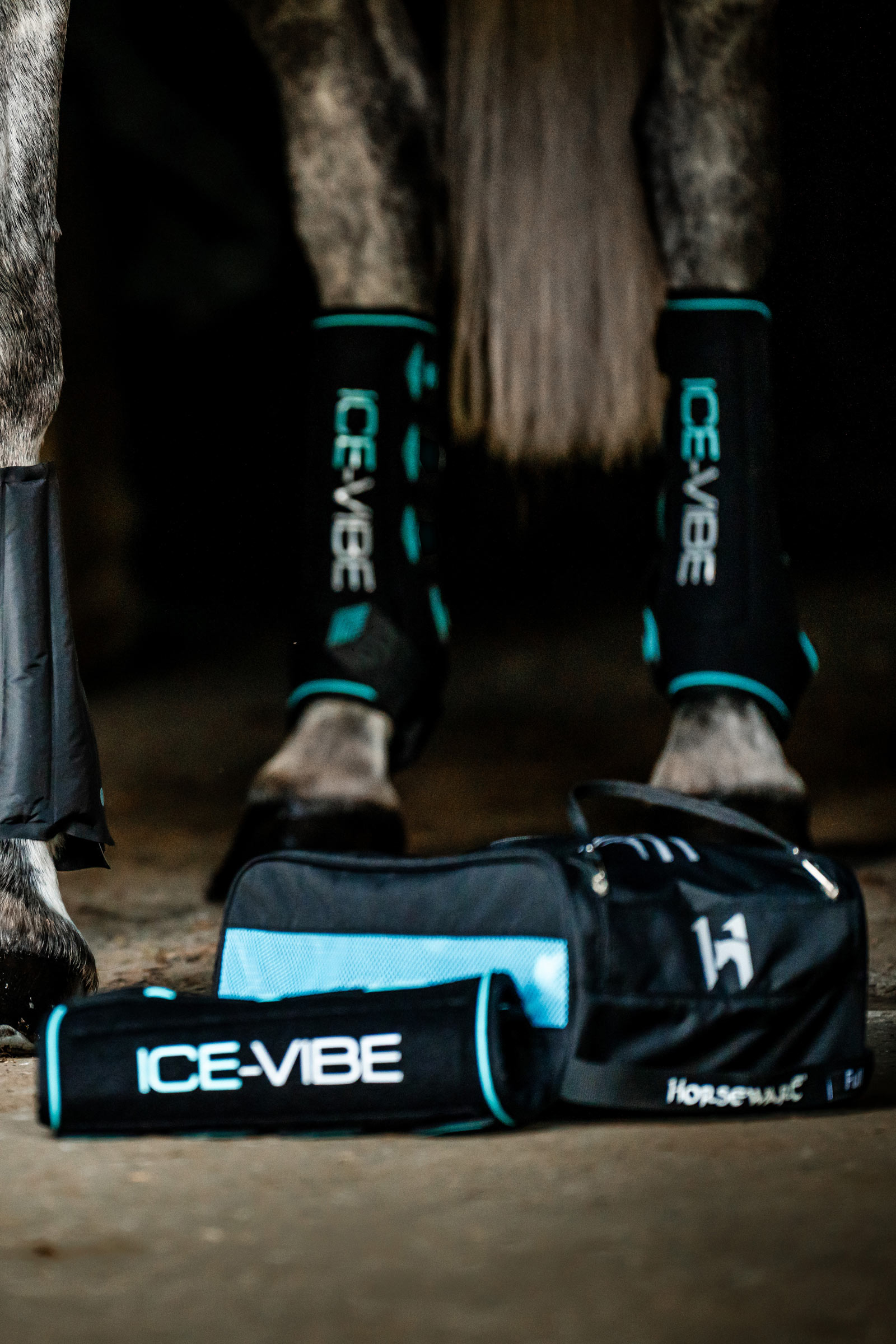 Horseware Ice-Vibe paraglomi con effetto freddo e vibrazione (coppia)