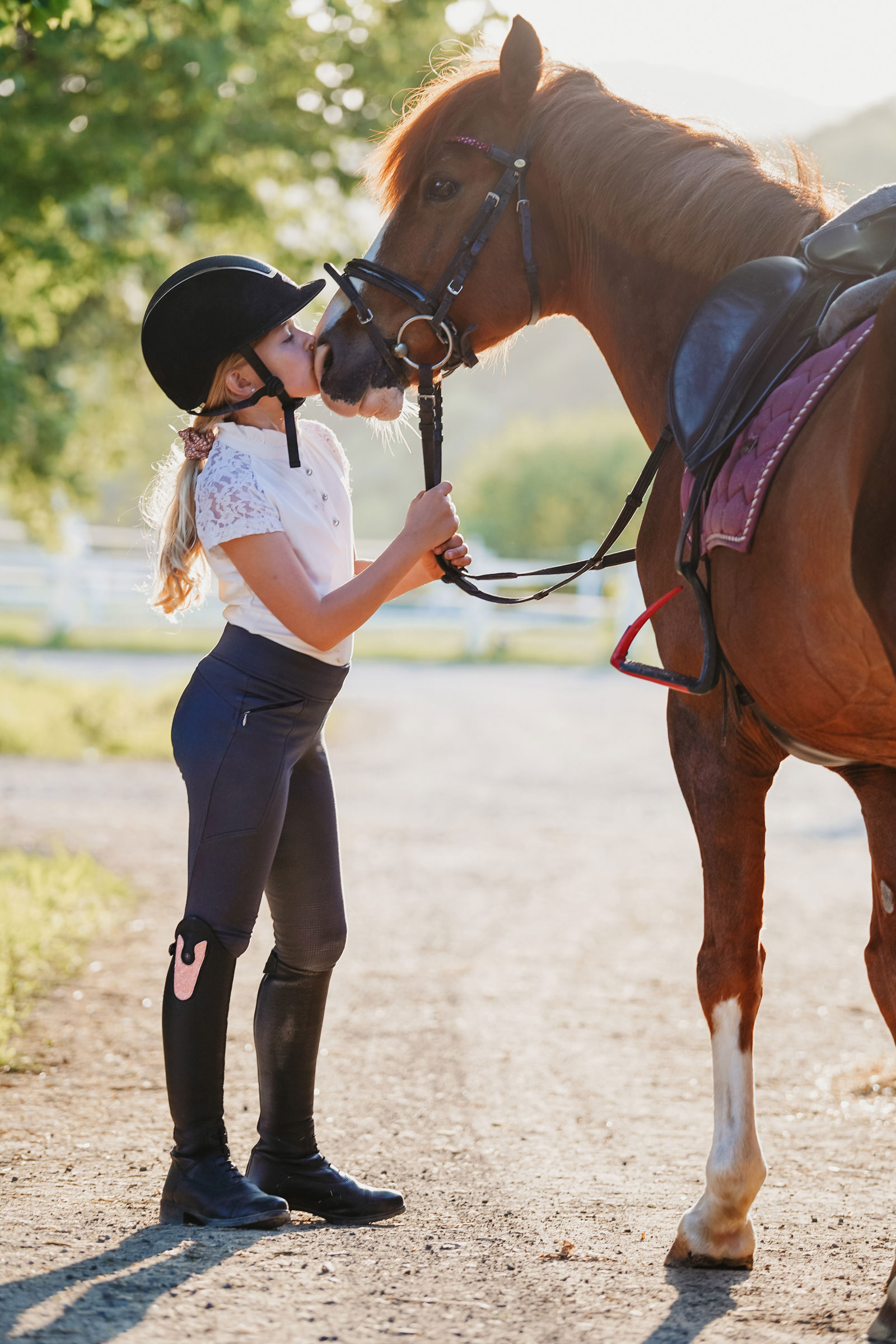 Suedwind Footwear Nova Fun Convertible stivali da equitazione in pelle per bambini