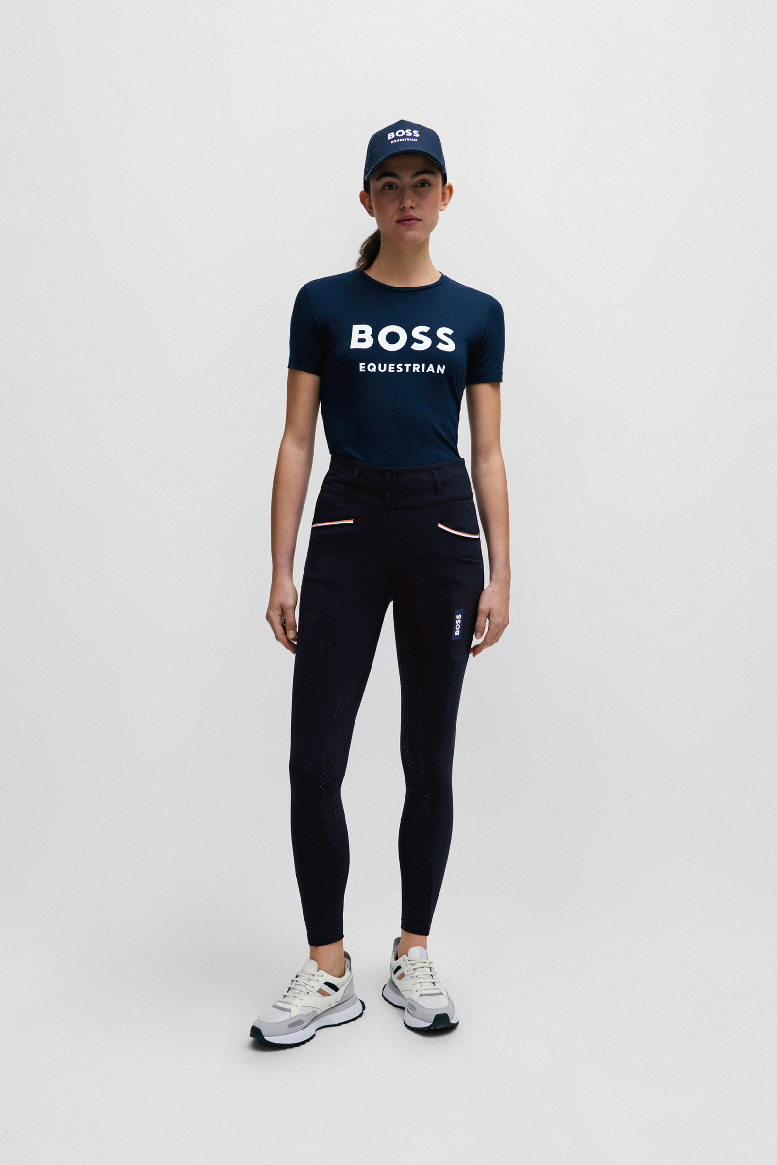 Pantaloni estivi a vita alta con grip completo Boss Hailey