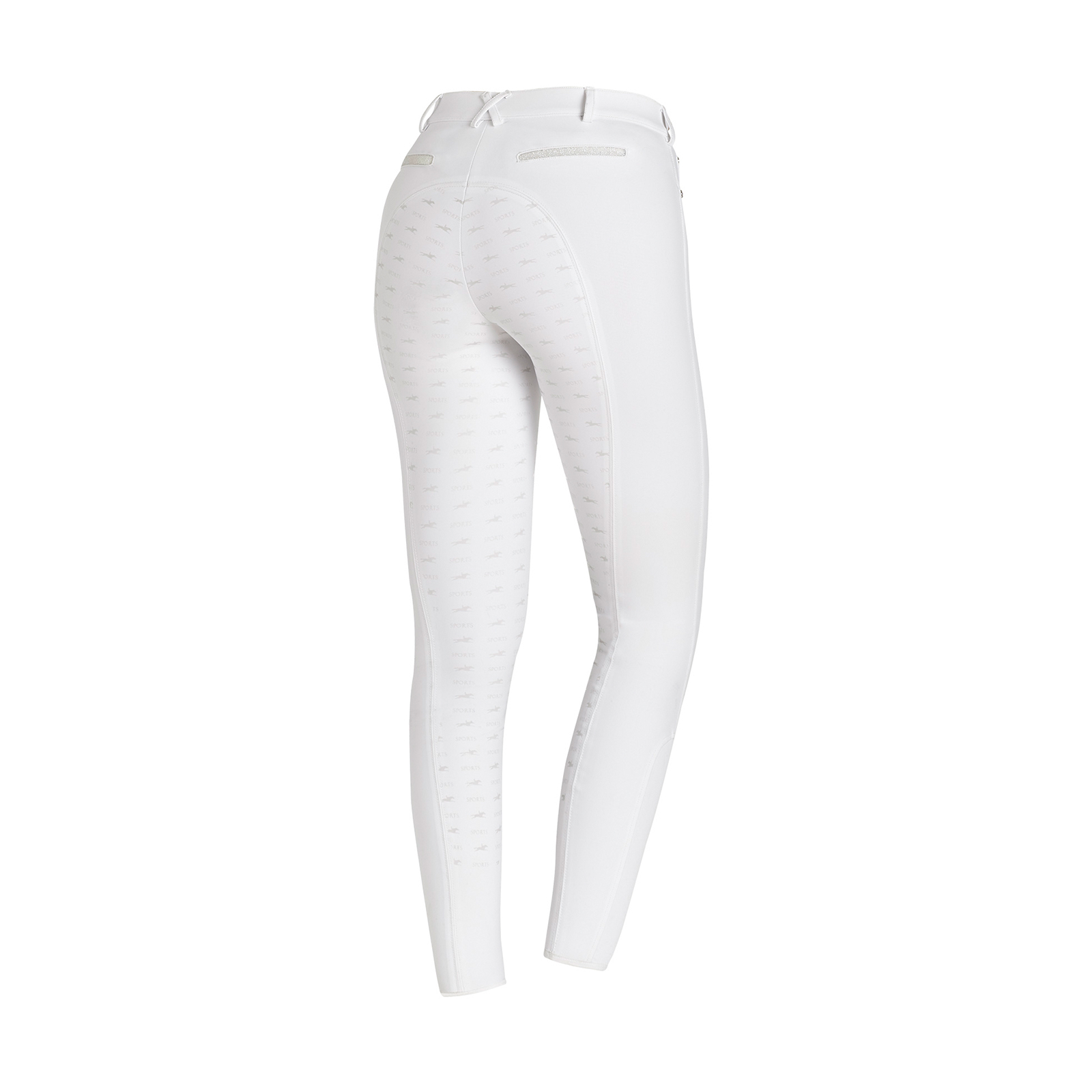 WH/AB Pantaloni Schockemöhle Sports Chayenne Full Seat da donna