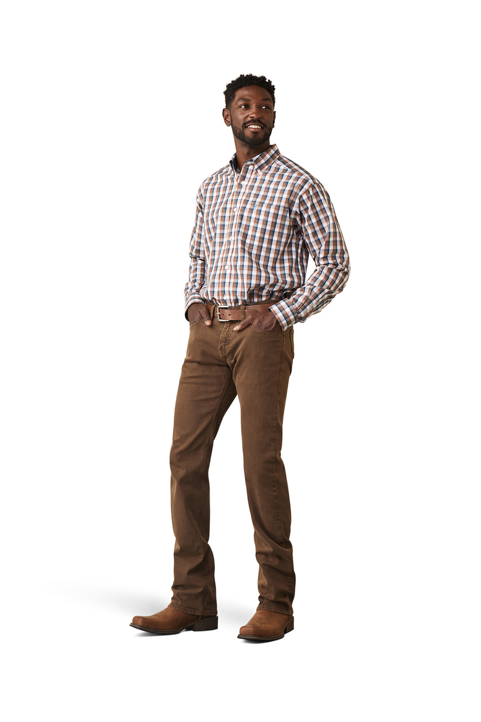 Jeans Ariat M7 Str Grizzly Straight da uomo in verde oliva