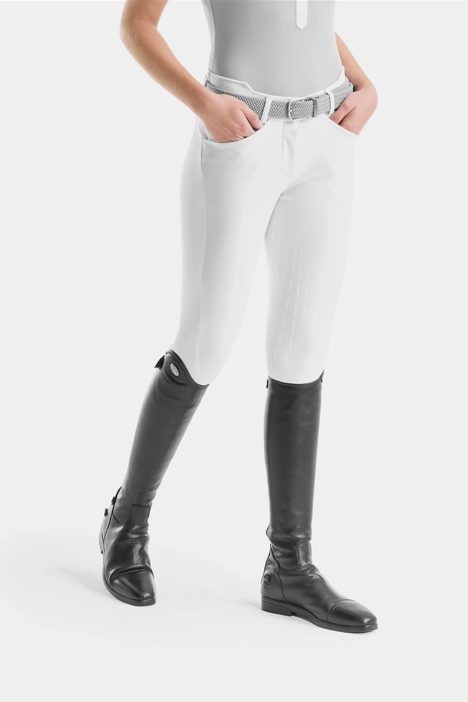 White Horse Pilot X-Grip pantaloni da equitazione donna con full seat