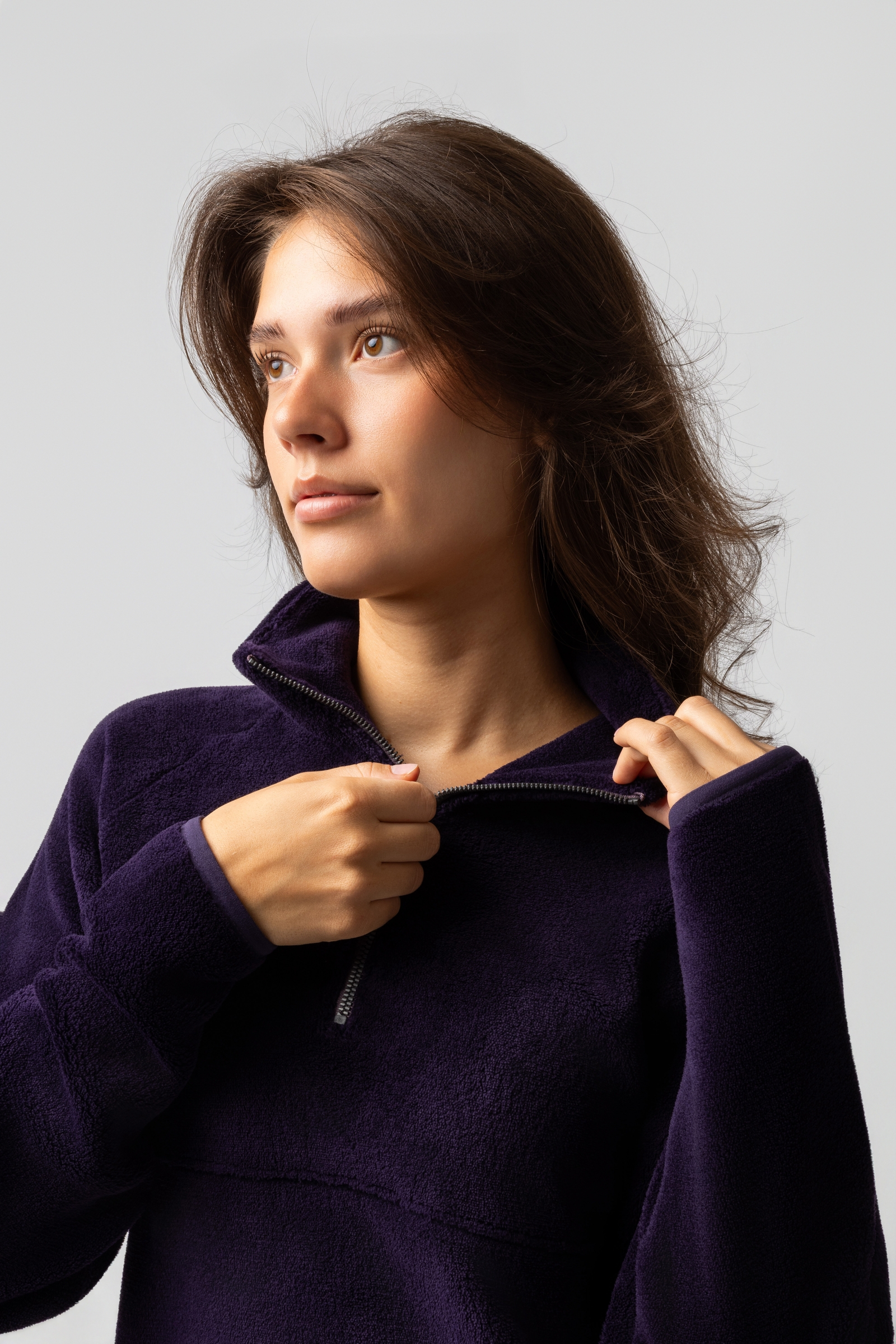 Horze Frieda Maglione fleece anorak da donna