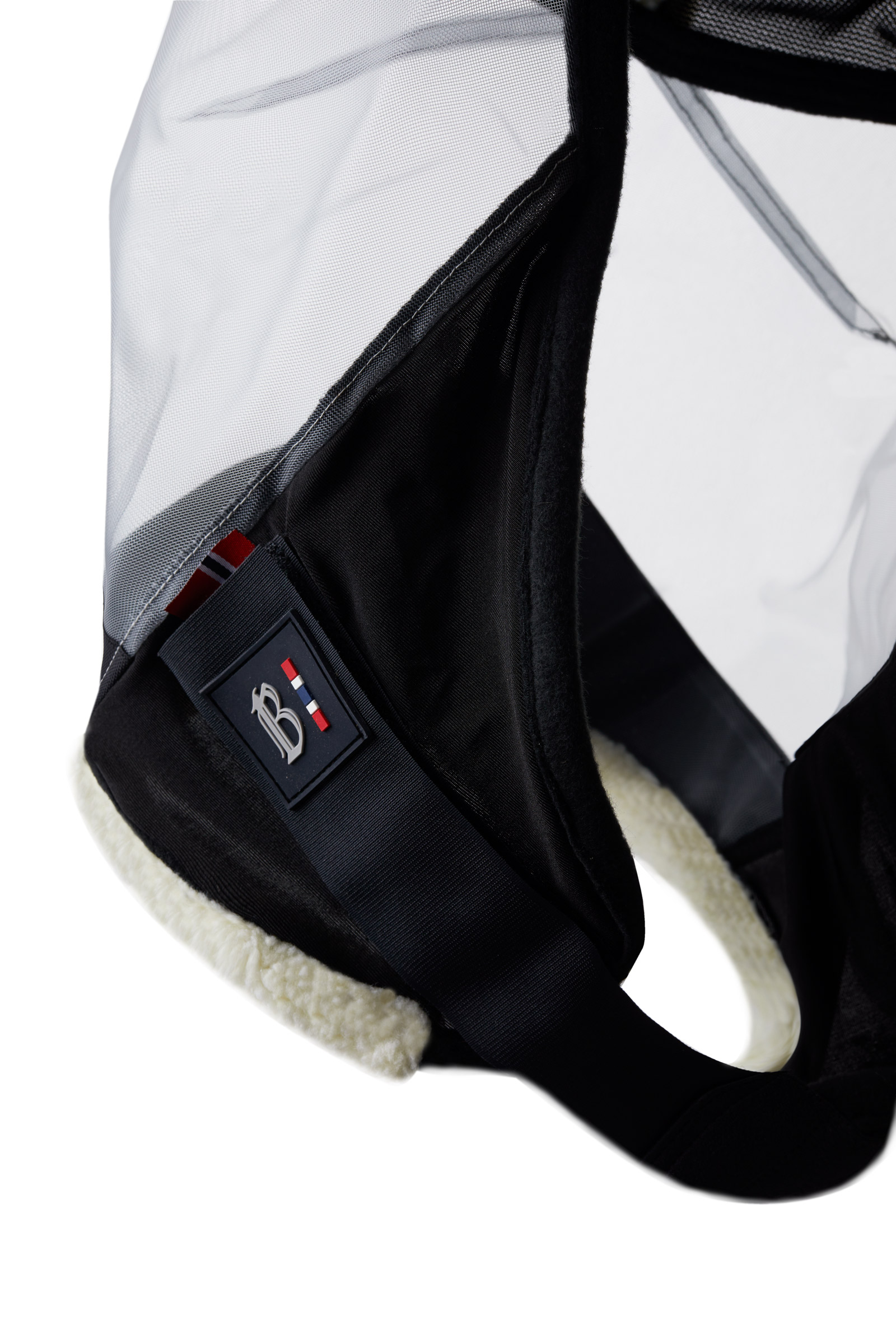 B Vertigo Delux Maschera antimosche con pelliccia ecologica