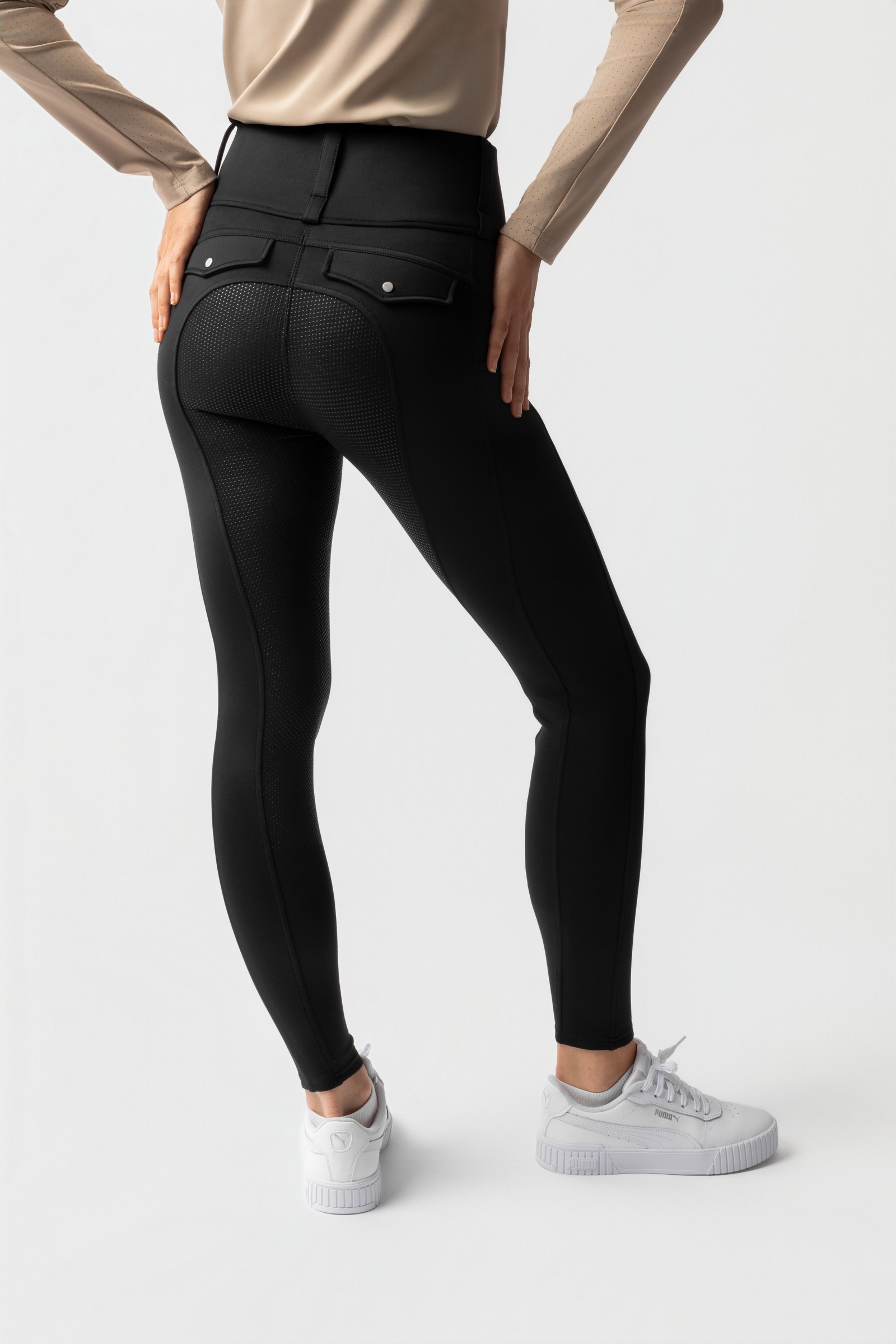 Horze Anya pantaloni equitazione thermo hybrid donna full grip