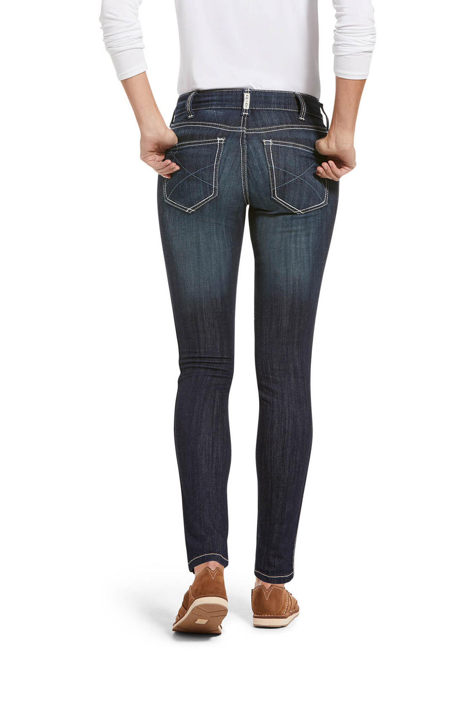 Ariat Ella R.E.A.L. Outseam jeans skinny da donna a vita media