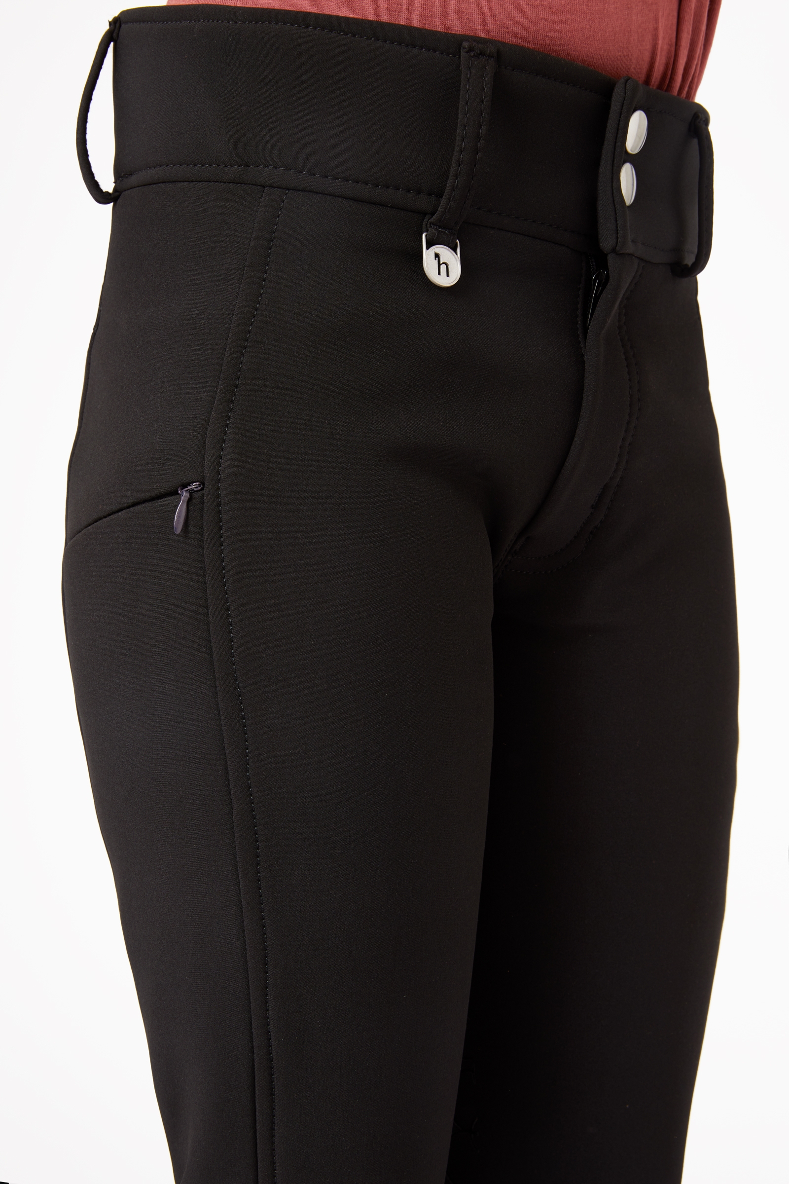 Horze Leighton Pantaloni da equitazione termici Teens con full seat